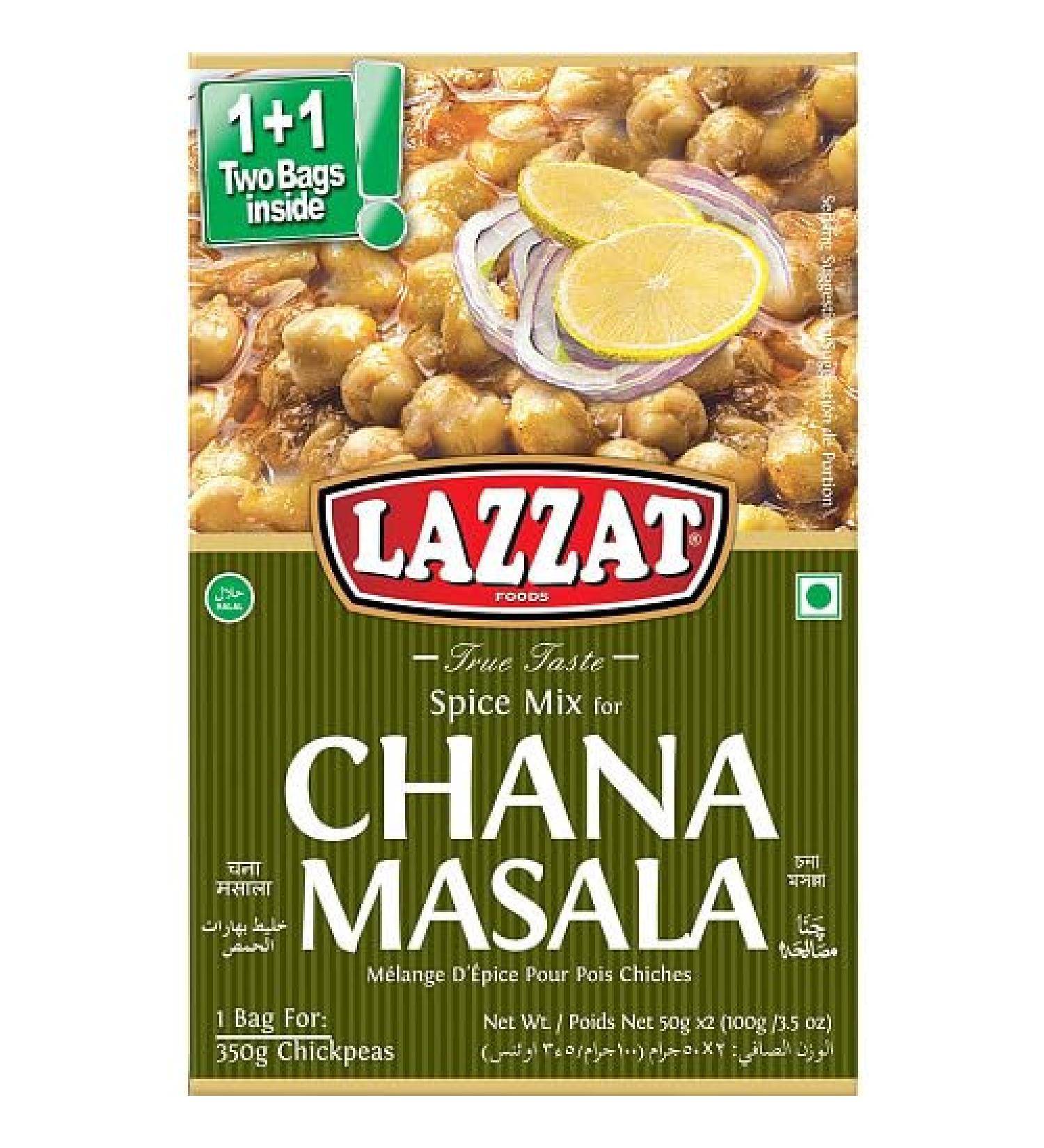 Lazzaat Channa masala 6x100g - spice mix