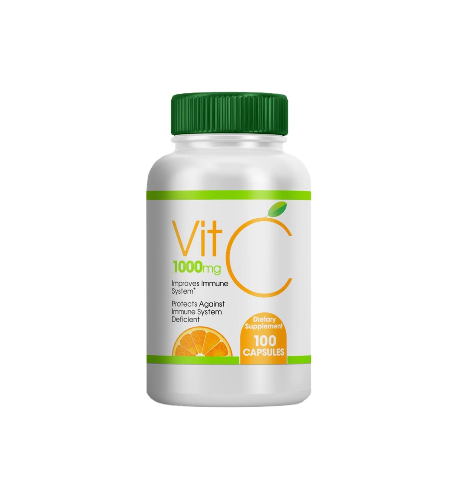Generic VIT C 100 Capsules Dietary Supplement Elevate Your Immunity with Vitamin C Dietary Supplement (Pack of 3) - Buy Online on GoSupps.com