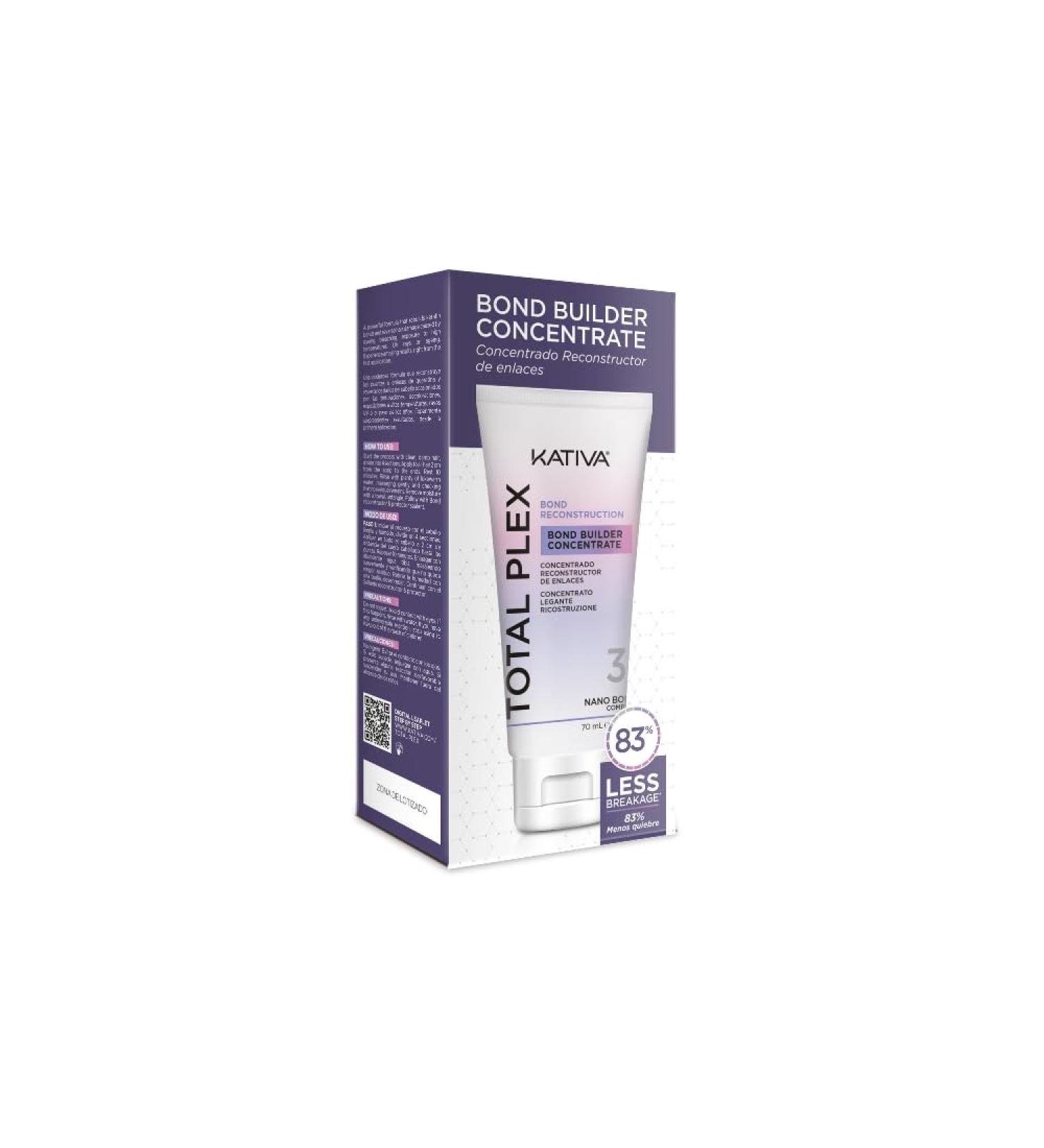 KATIVA Total Plex Bond Repair | Capillary link reconstruction concentrate | Capillary reconstruction | Repair and protect hair | Nano - Bond Complex | 70ml - Buy Online on GoSupps.com