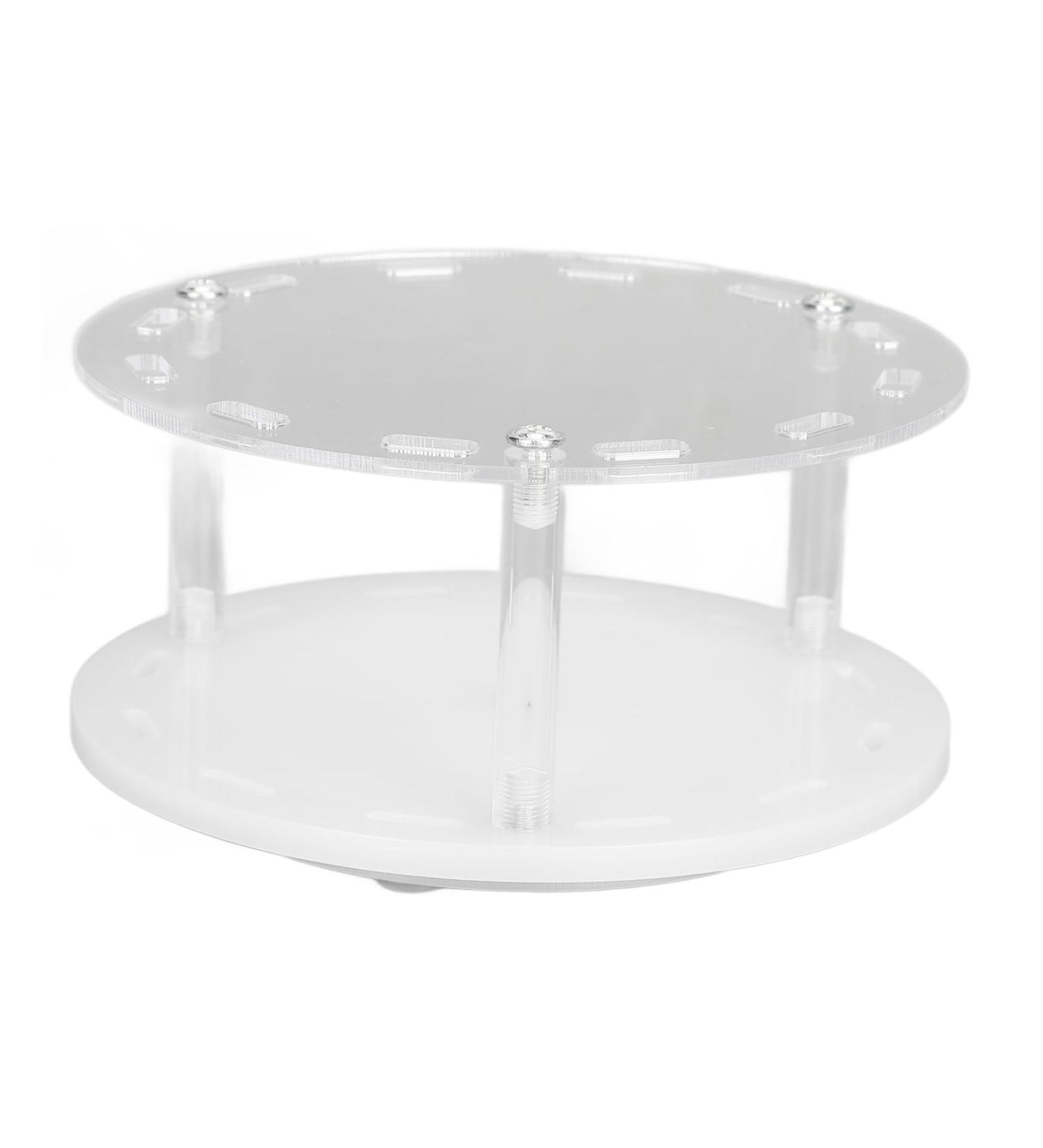 Rotating Acrylic Eyelash Tweezers Holder - 12 Hole Organizer for Eyelash Extensions (Pure White) | International Shipping Available - Buy Online on GoSupps.com