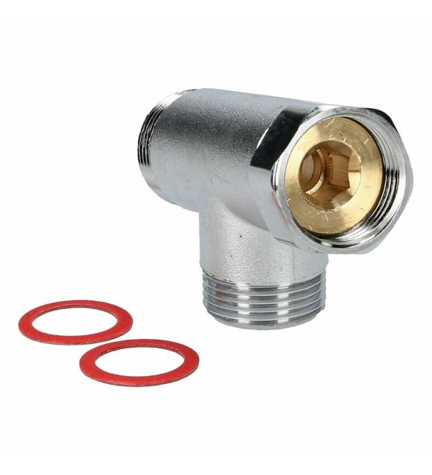 LUTH Premium Profi Parts 3/4" double connection for 2 inlet pipes to the Ga valve Flushing passage