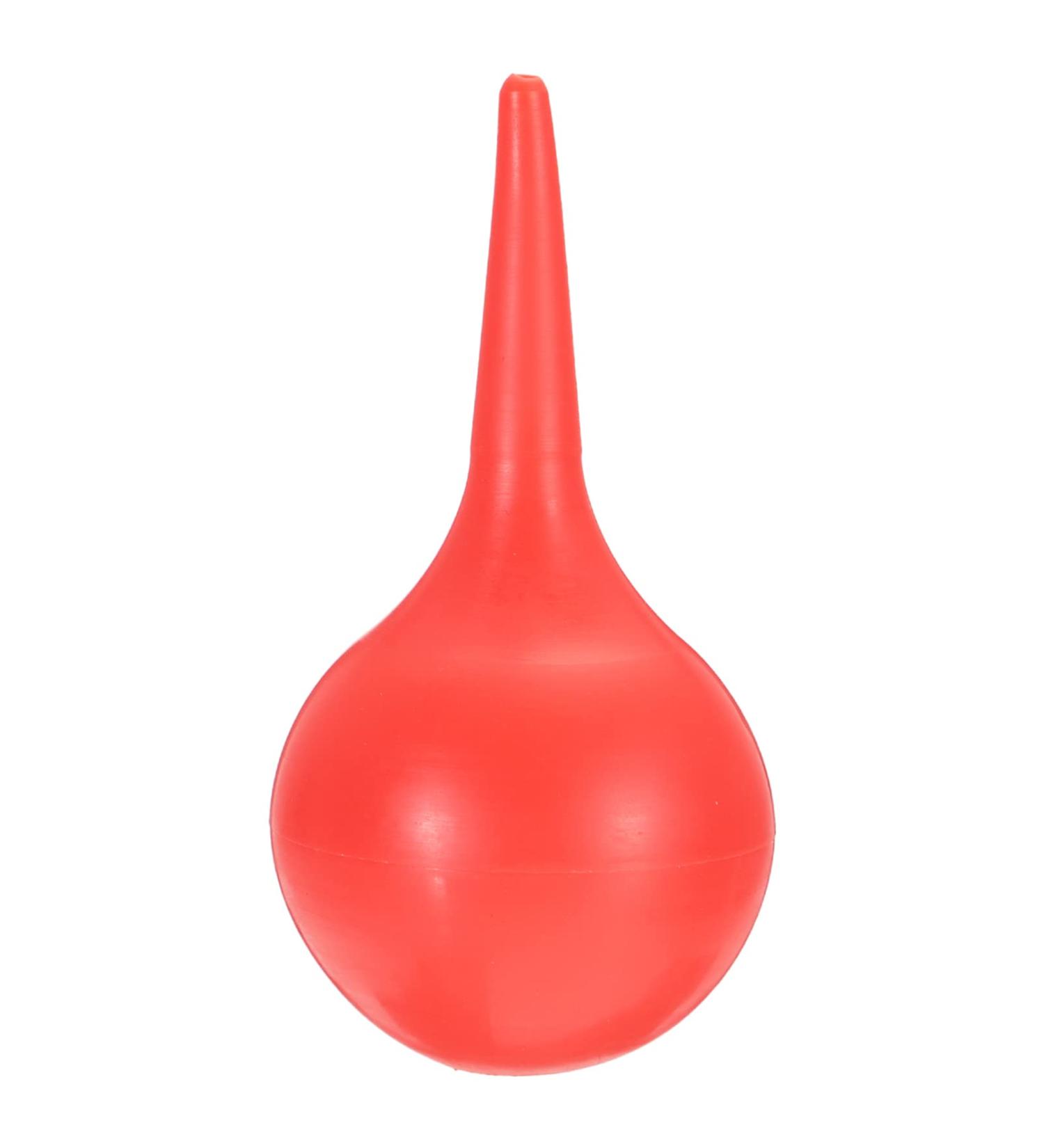 DOITOOL Ear Syringe Hand Bulb - 90ml Red Rubber Squeeze Bulb for Ear Cleaning - Adults, Kids, Pets - Ear Wax Removal Tool - Buy Online on GoSupps.com