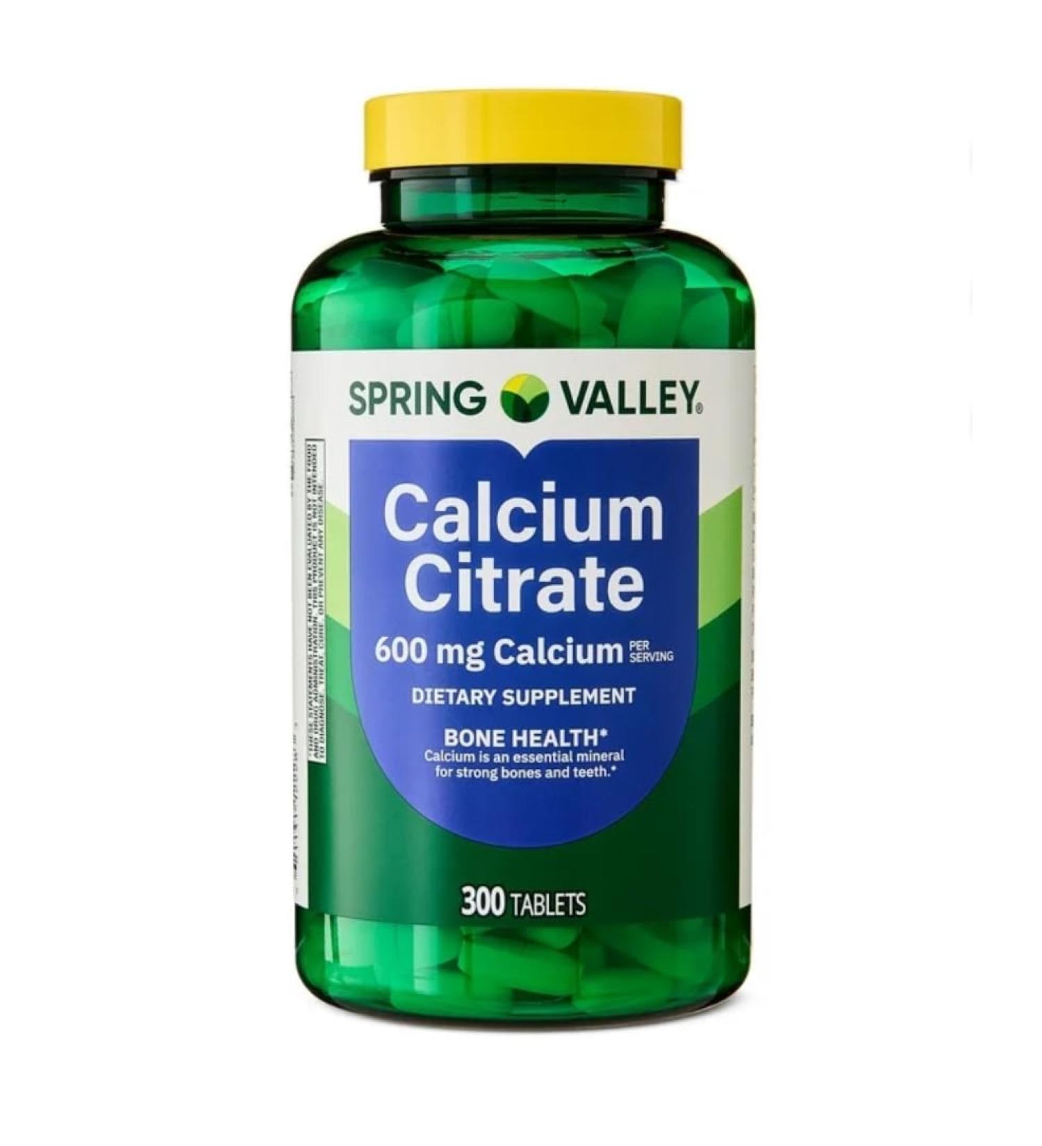 Calcium Citrate Supplement 600 Mg per Serving * Supports Bone Health and Wellness * Citrato de Calcio - High Absorption * 300 Tablets - Buy Online on GoSupps.com