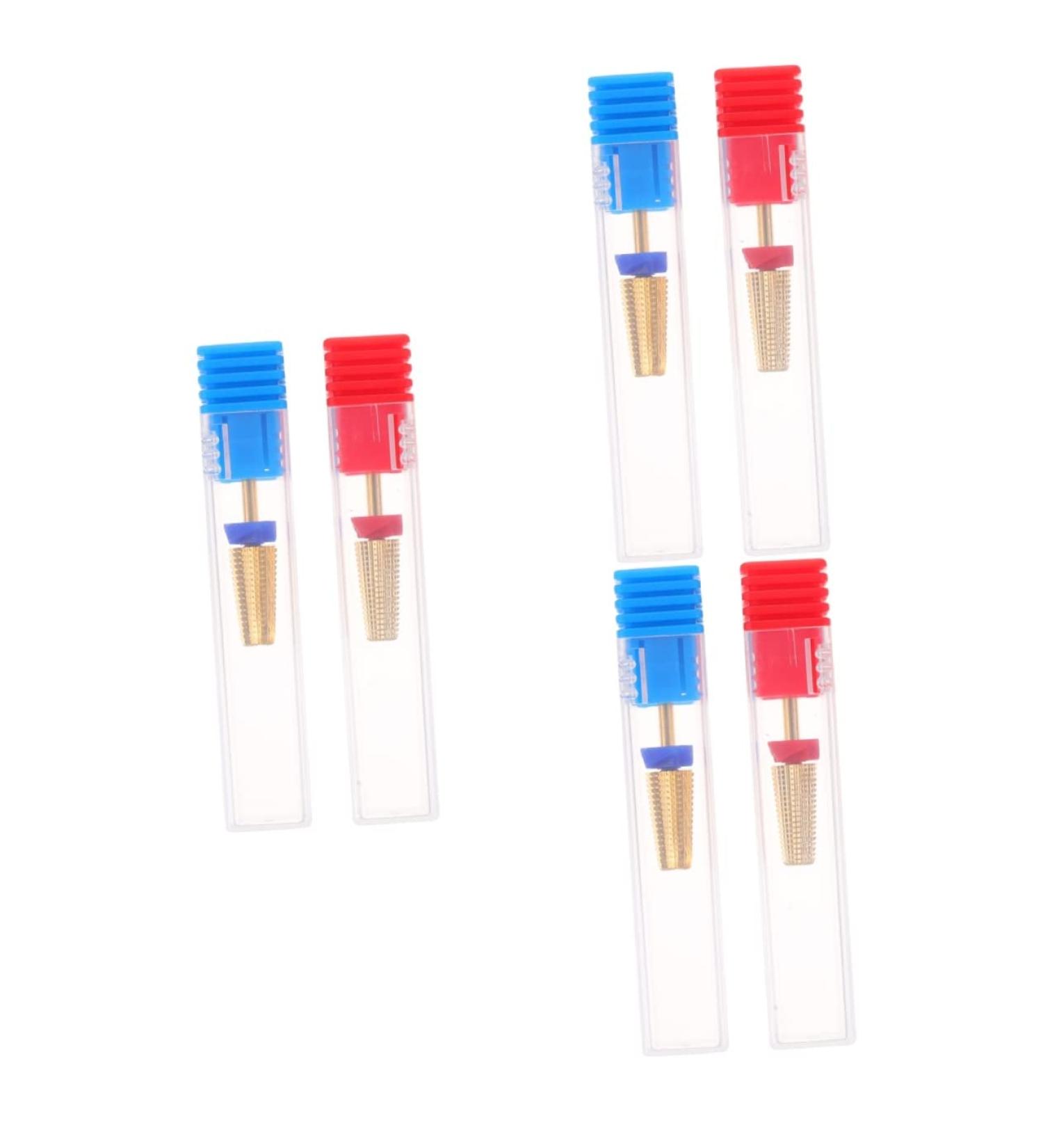 minkissy 6 Pcs Grinding Head Nail Drill File Bits Nails Drill Bits Cuticle Drill Bits Finger Nail Drill Bits Nail Beauty Tools Tungsten Nail Files Pedicure Drill Bits Gel Alloy Exfoliating 7X1.3CMx3pcs As Shownx3pcs - Buy Online on GoSupps.com