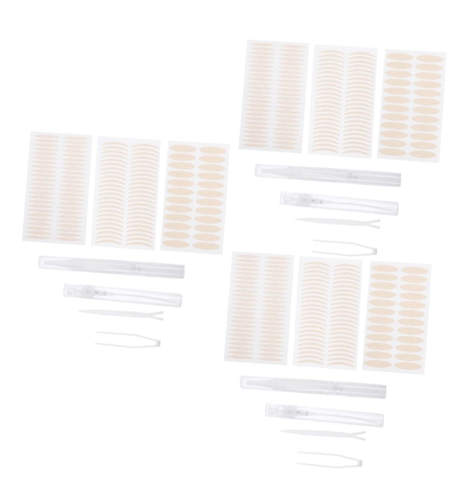 Beavorty Double Sided Tape 3 Sets Double Eyelid Sticker Stickers for Girls Eye Patch Invisible Tape Hooded Eyelid Tape Women Eye Lid Lifters Tape 3.5x2.4x0.1cmx3pcs Blackx3pcs - Buy Online on GoSupps.com