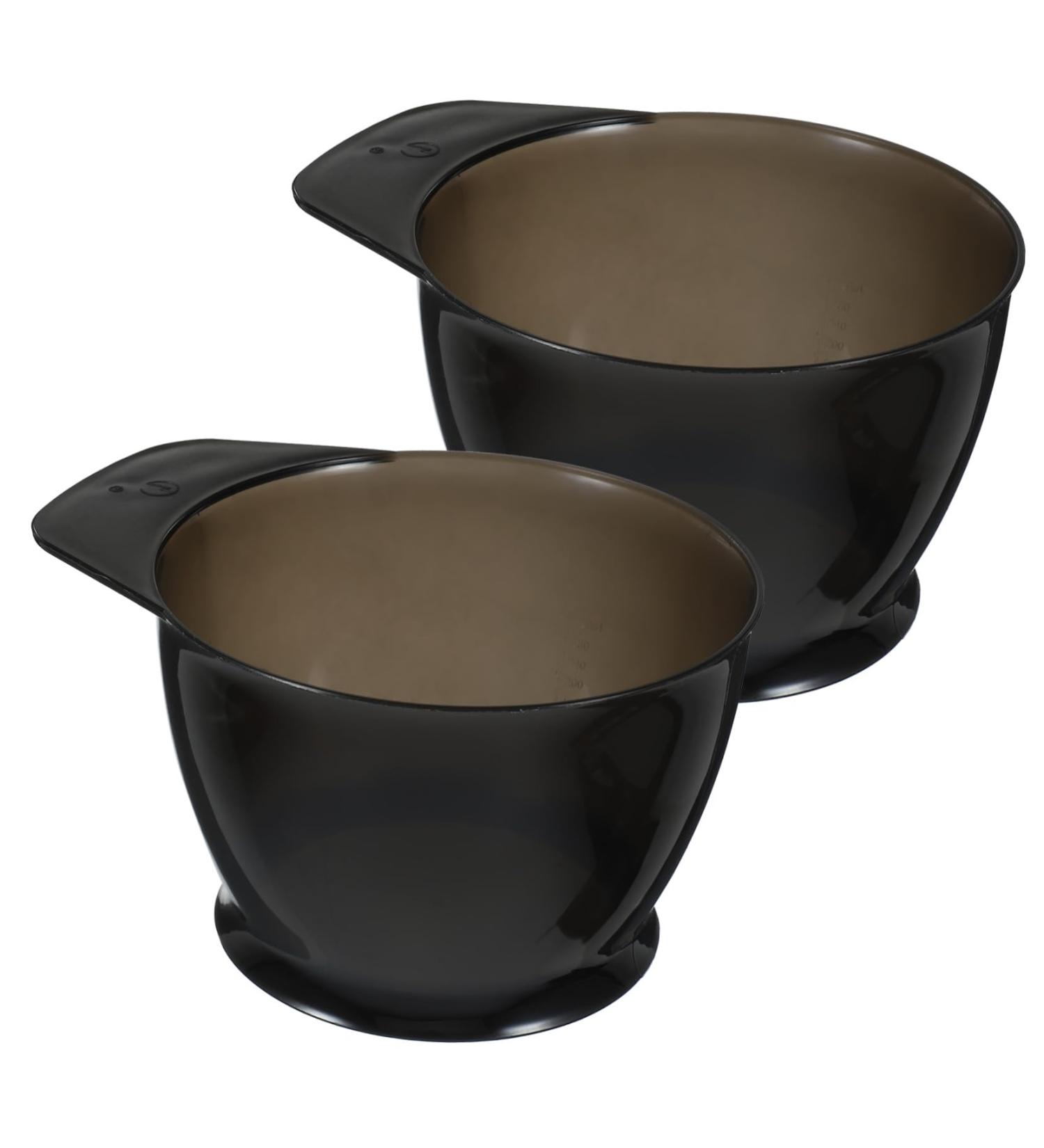 Veemoon 2pi ces Bol De Coloration Capillaire Avec Poign e Antid rapante Empilable Pour Salon Et Maison Avec Marquages De Mesure Pour M lange Pr cis - Buy Online on GoSupps.com