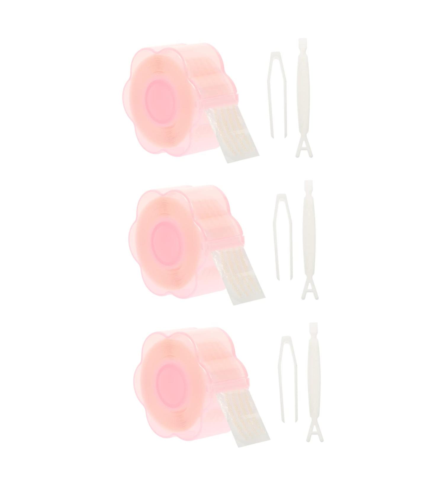 Housoutil 3 Rolls Double Eyelid Sticker Natural Double Eyelid Tape Eyelid Lifter Tape Invisible Eyelid Tape Stickers for Girls Girl Double Eyelid Tape Lace Woman Tool Glue - Buy Online on GoSupps.com