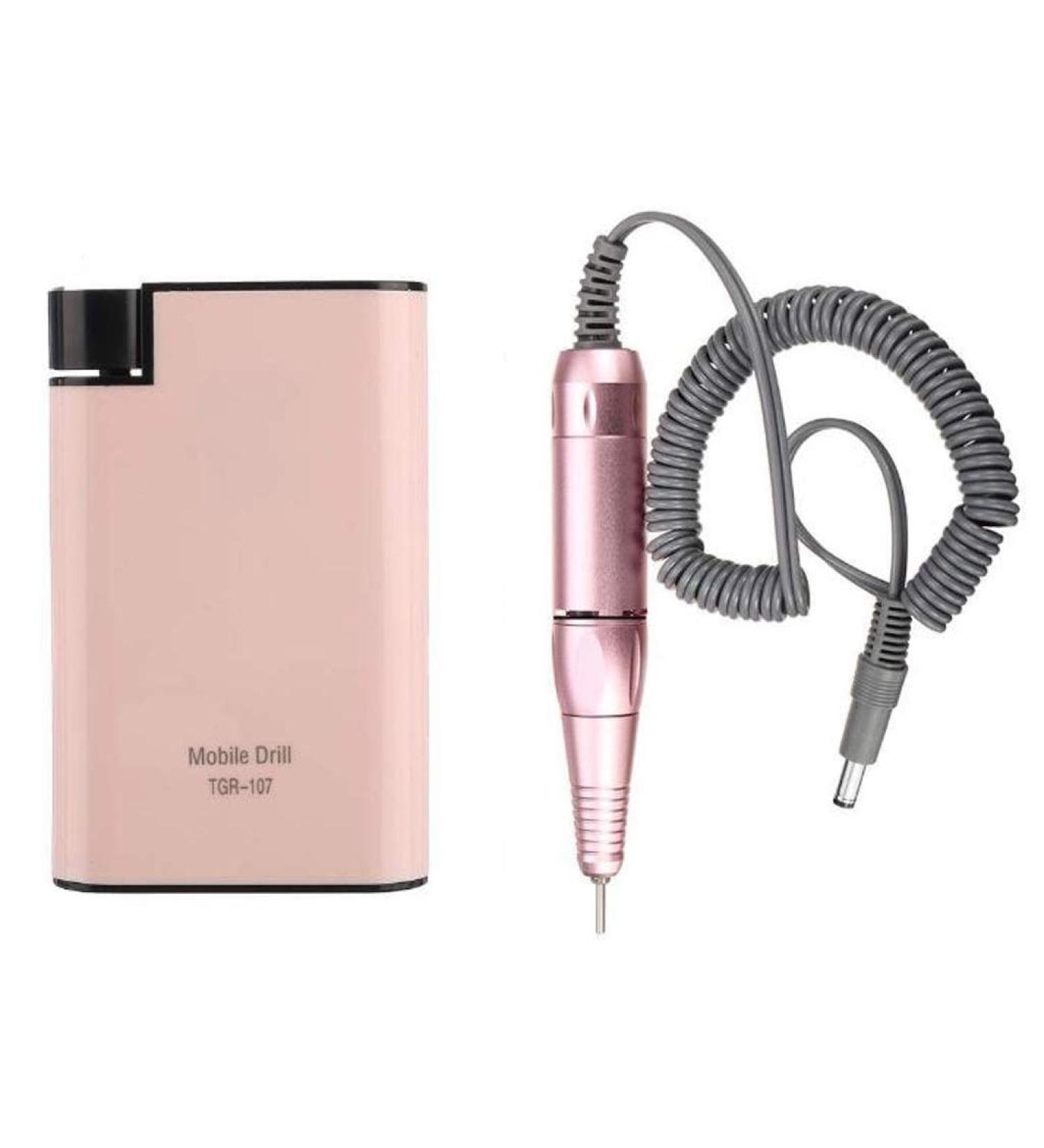Professional Nail Drill Machine 35000RPM Electric Nail Drill Rechargeable Efile Nail Drill for Acrylic Gel Nails Portable Pedicure Drill Set Nail Buffer Manicure Pedic Pink - Buy Online on GoSupps.com
