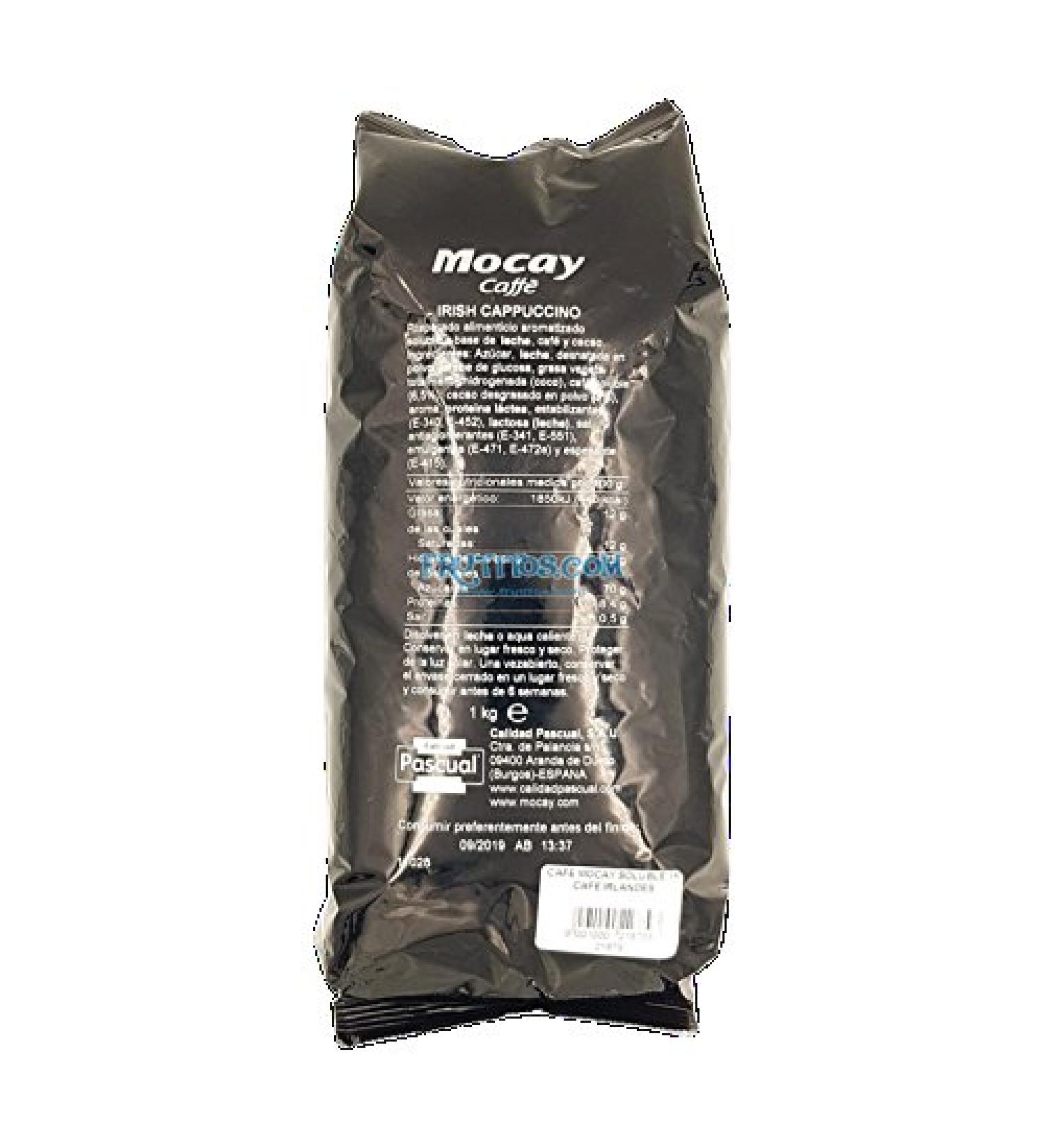 FRUTITOSCOM Mocay Coffee - Irish Cappuccino - Instant Coffee -1 k