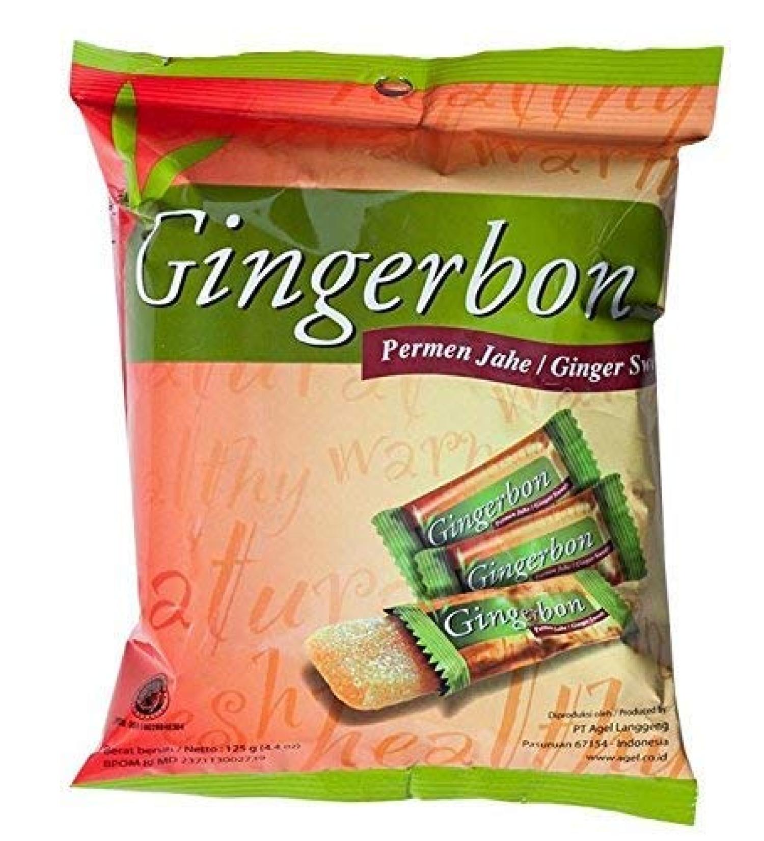 Gingerbon Original Gingerbon Ginger Bons Agel - 5 Pack (5 x 125 g) - Original Taste with a High Note