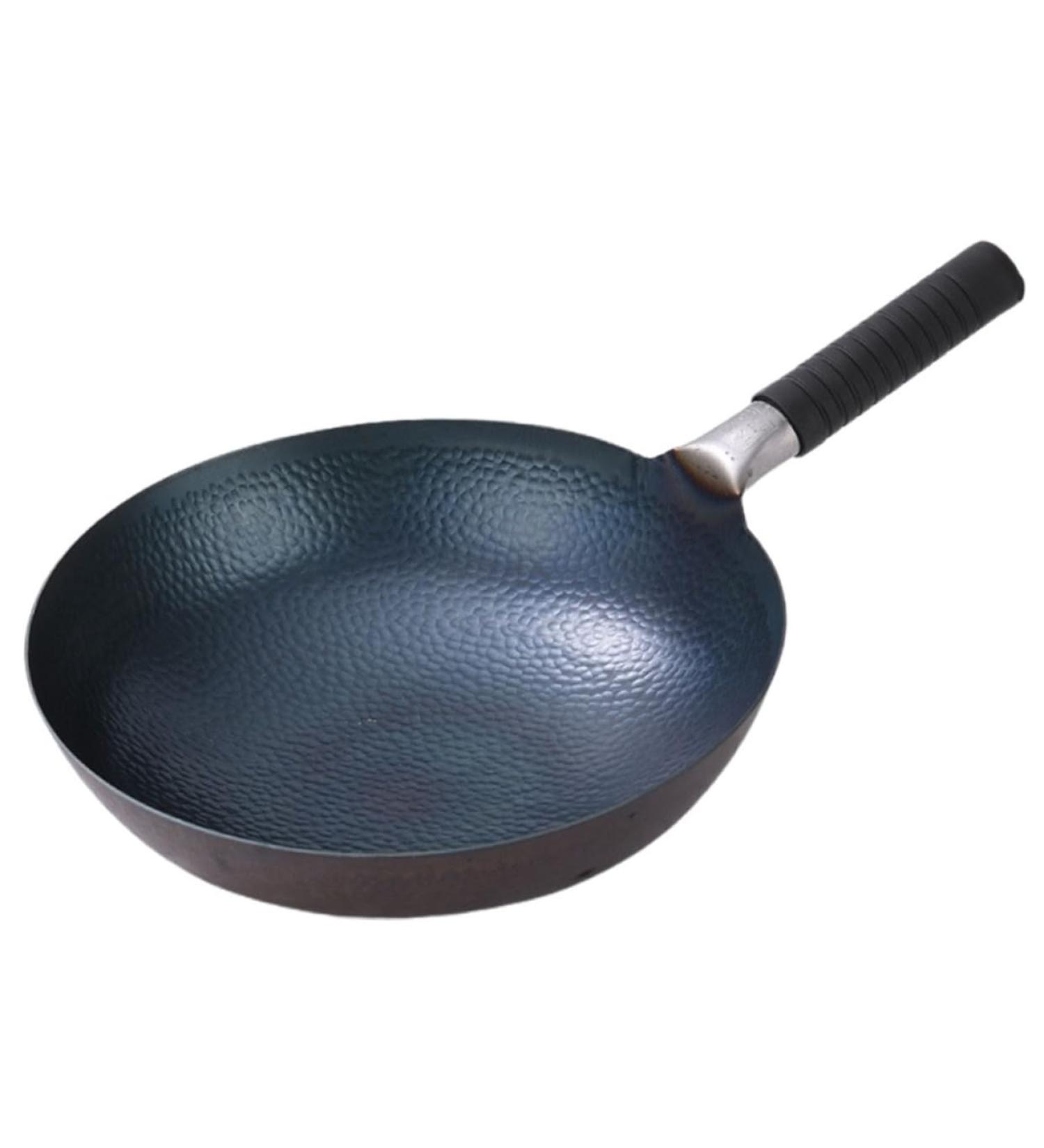 LABRIMP Kitchen Cookware Paella Frying Pan Paella Cooking Pan Wok Pan for Outdoor Wok Kitchen Utensil Stir Fry Skillet Pans Nonstick Frying Pan Gas Stove Wok Iron Baking Pan Old Fashioned - Buy Online on GoSupps.com