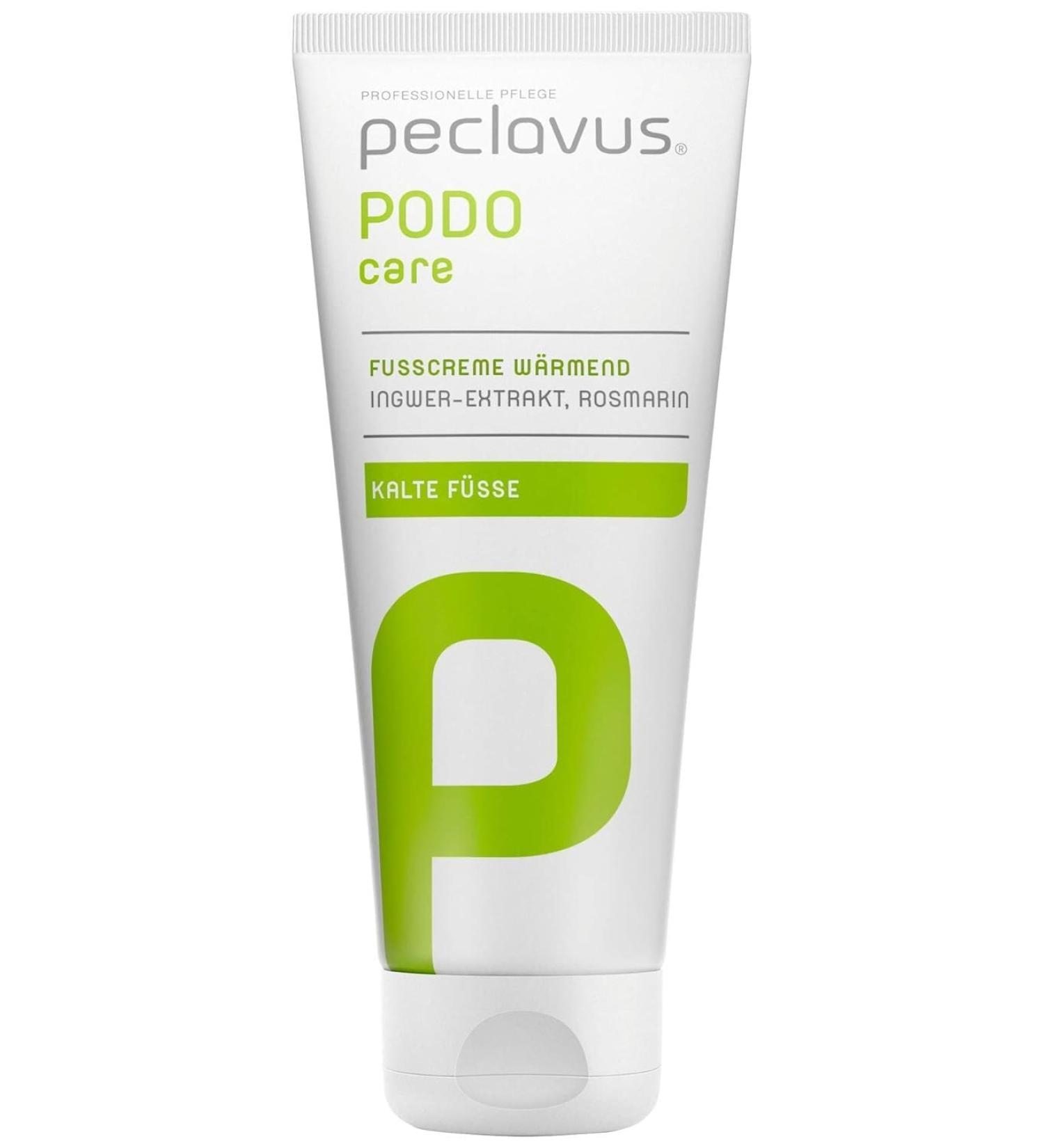Peclavus PODOcare foot cream warming ginger extract rosemary 100 ml