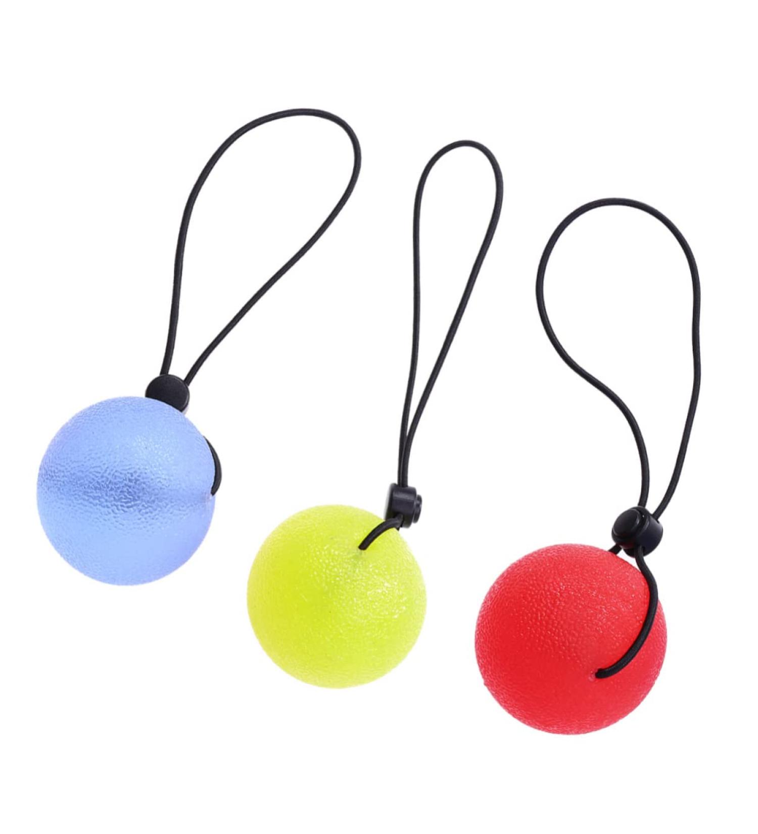HOMSFOU 3 Pcs Power Balls for Grip Strength | Medium Squeezeball for Fitness Training & Exercises - International Shipping Available - Buy Online on GoSupps.com