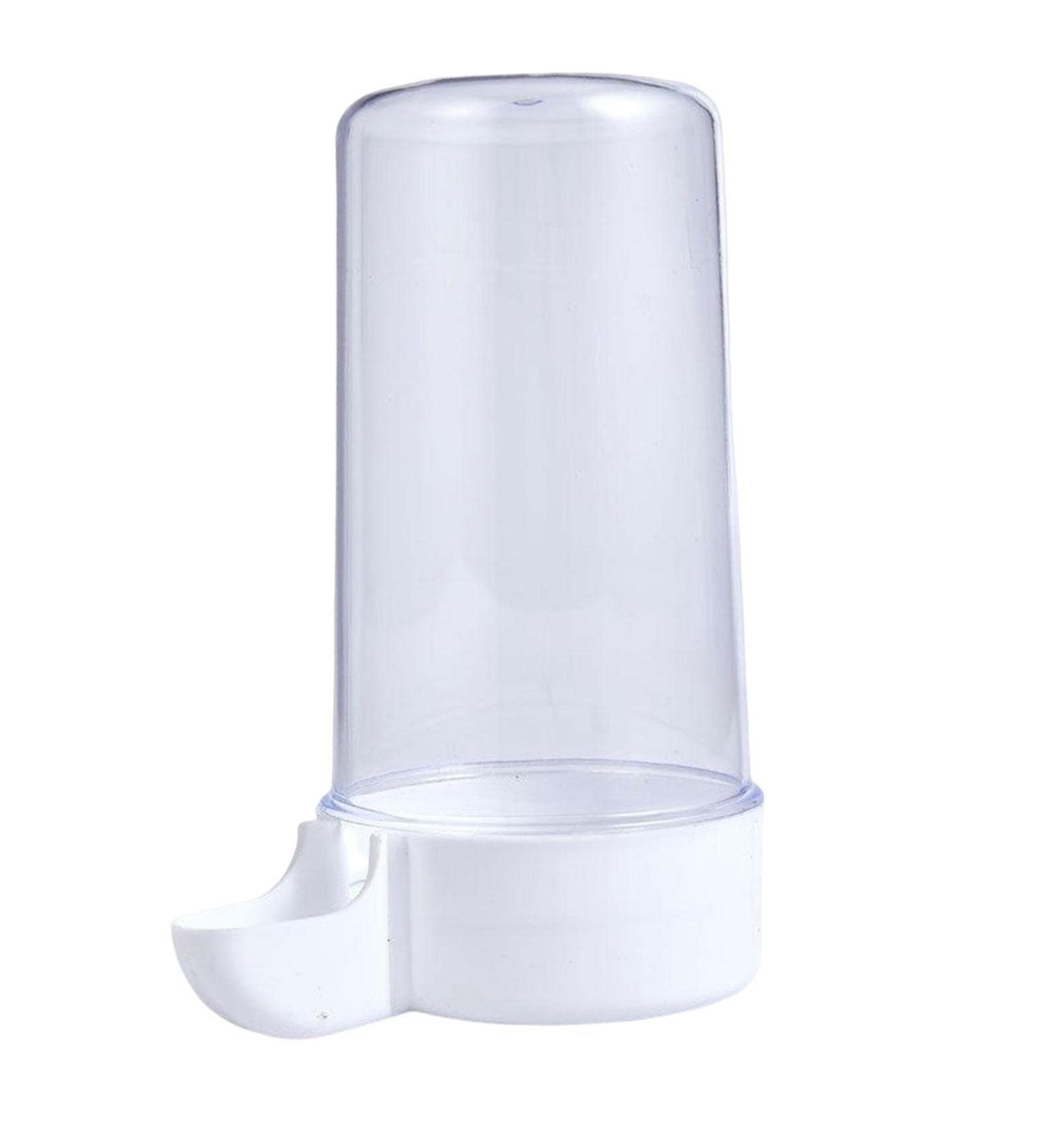 perfk Parrot Bird Water Feeder Pigeon Water Dispenser Water Pot Container Bird Cage Accessories for Poultry Parrot Parakeet Budgie Chicken 415ML - Buy Online on GoSupps.com