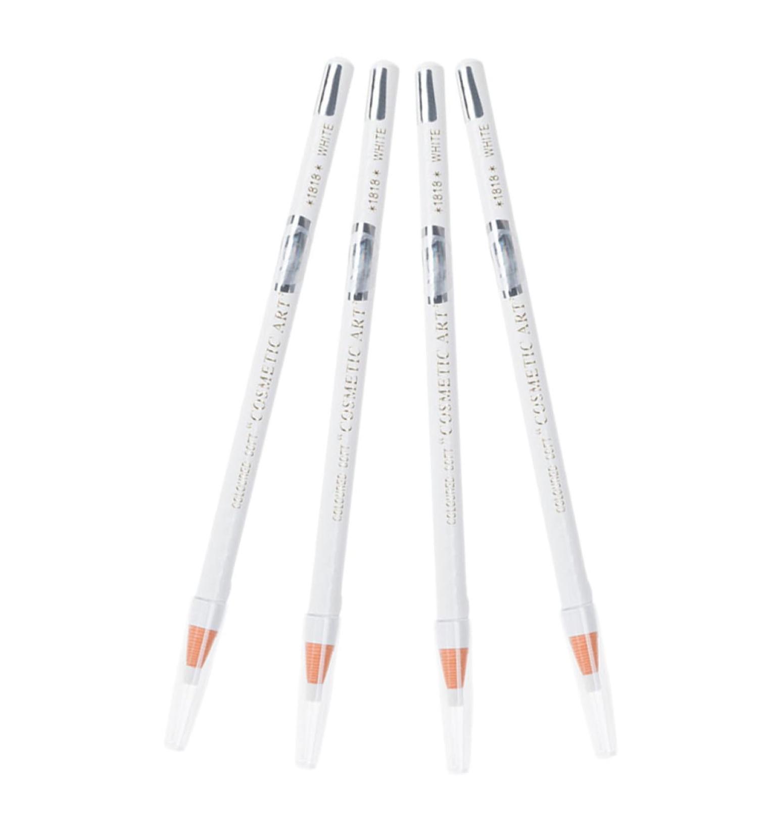 4 pi ces Crayon Sourcils Blancs Effet Poil Imperm able R sistant Sueur Pointe Fine pour Maquillage Pr cis et Naturel - Buy Online on GoSupps.com