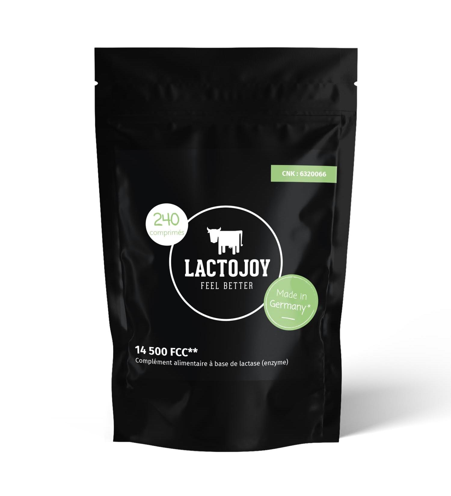 LactoJoy Comprim s de Lactase 14 500 FCC I Combat l'Intol rance au Lactose I 240 Pcs. RECHARGE I 100% V g tale I Favorise la Digestion du Lactose I Sans Produits Chimiques 240x - 14500 Ffc - Buy Online on GoSupps.com