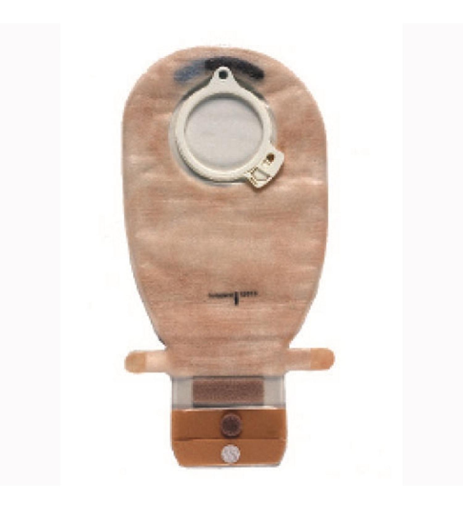 Assura 2-Piece Wide Outlet Drainable Pouch 2-3/8" Transparent