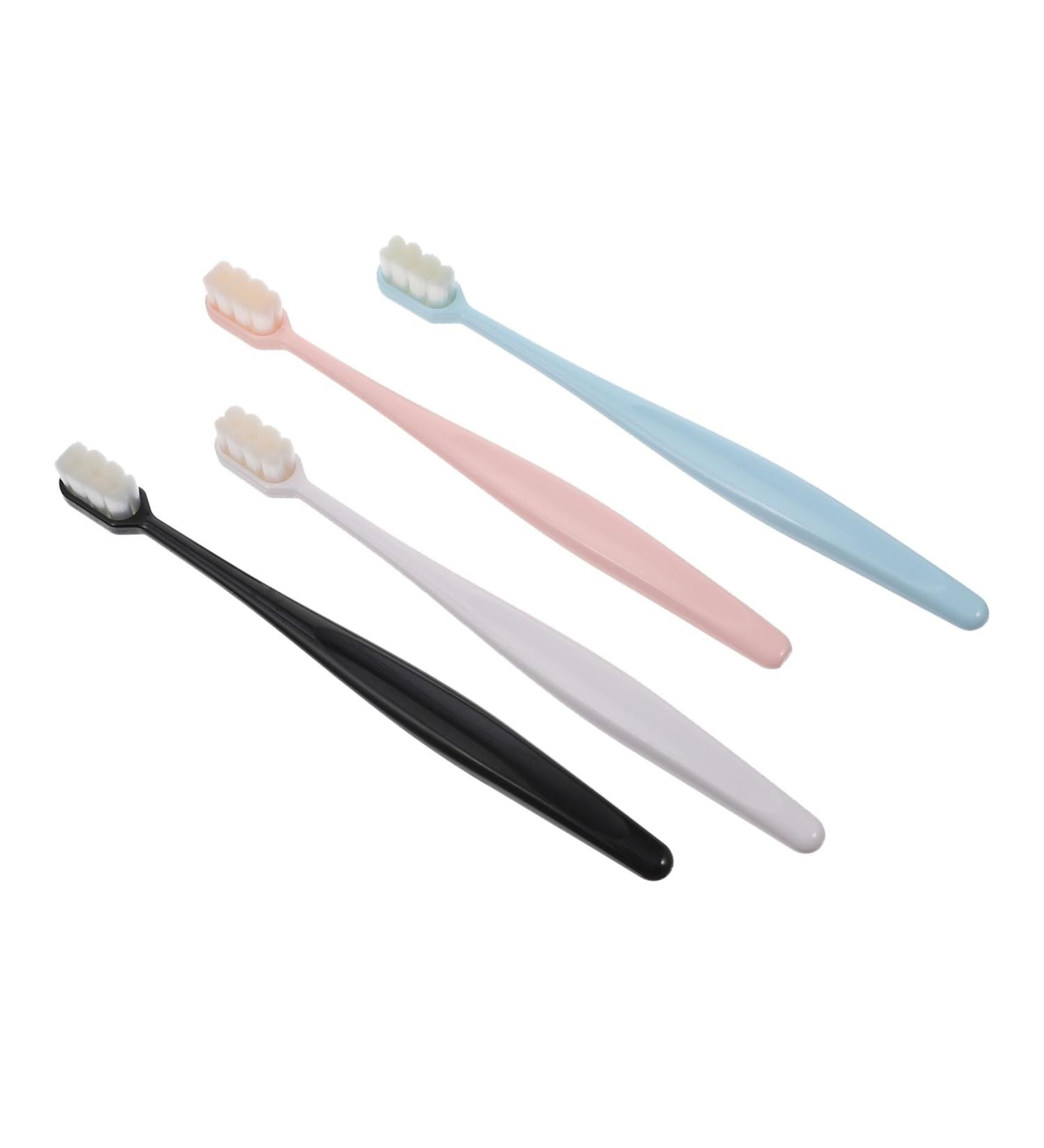 4 Pack Soft Infant Toothbrushes | Super Soft Sensitive Cleaning Tool | High-Quality Transparent PBT Filament for Kids - Buy Online on GoSupps.com