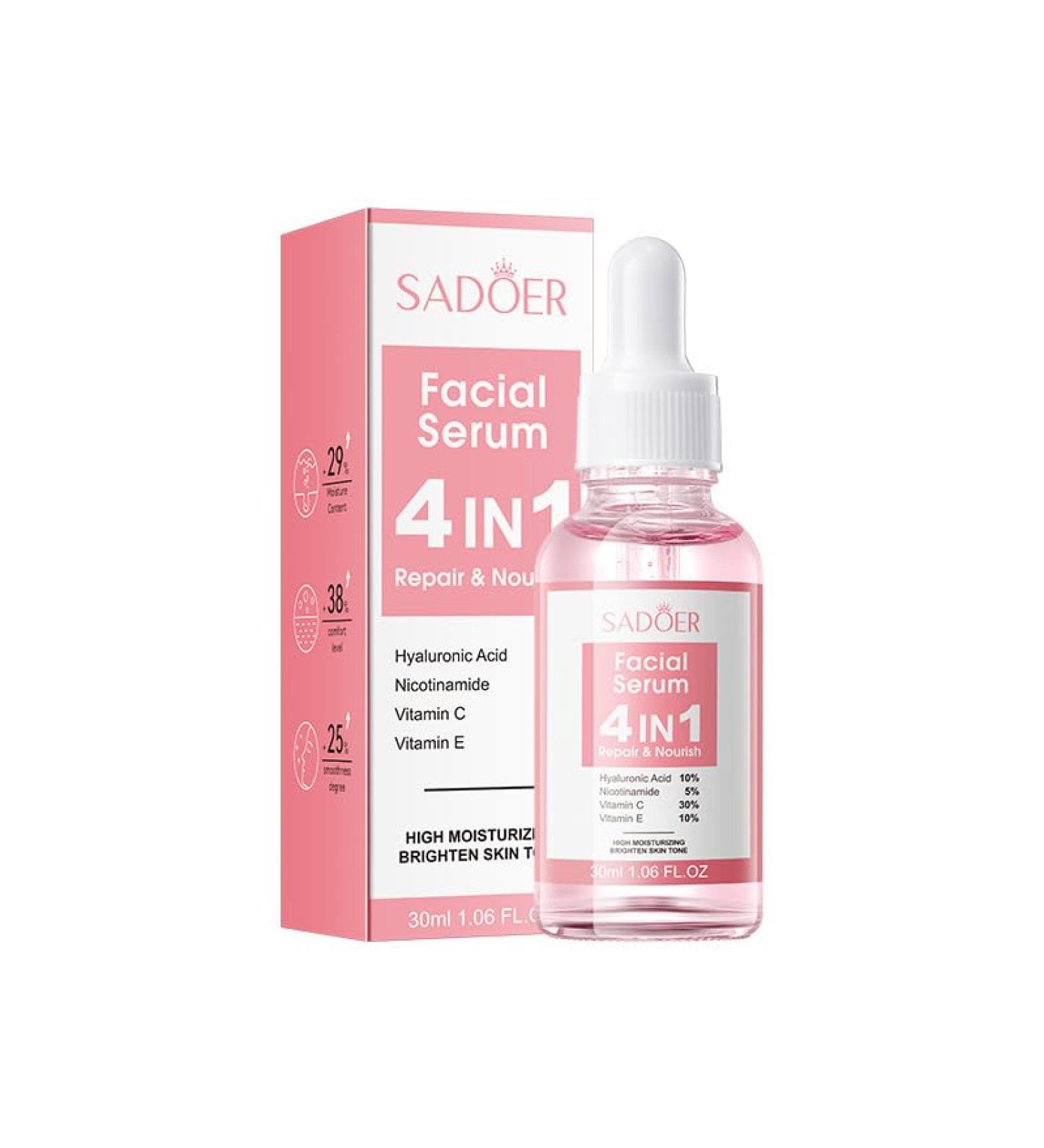 Vitamin c and sodium hyaluronate face serum