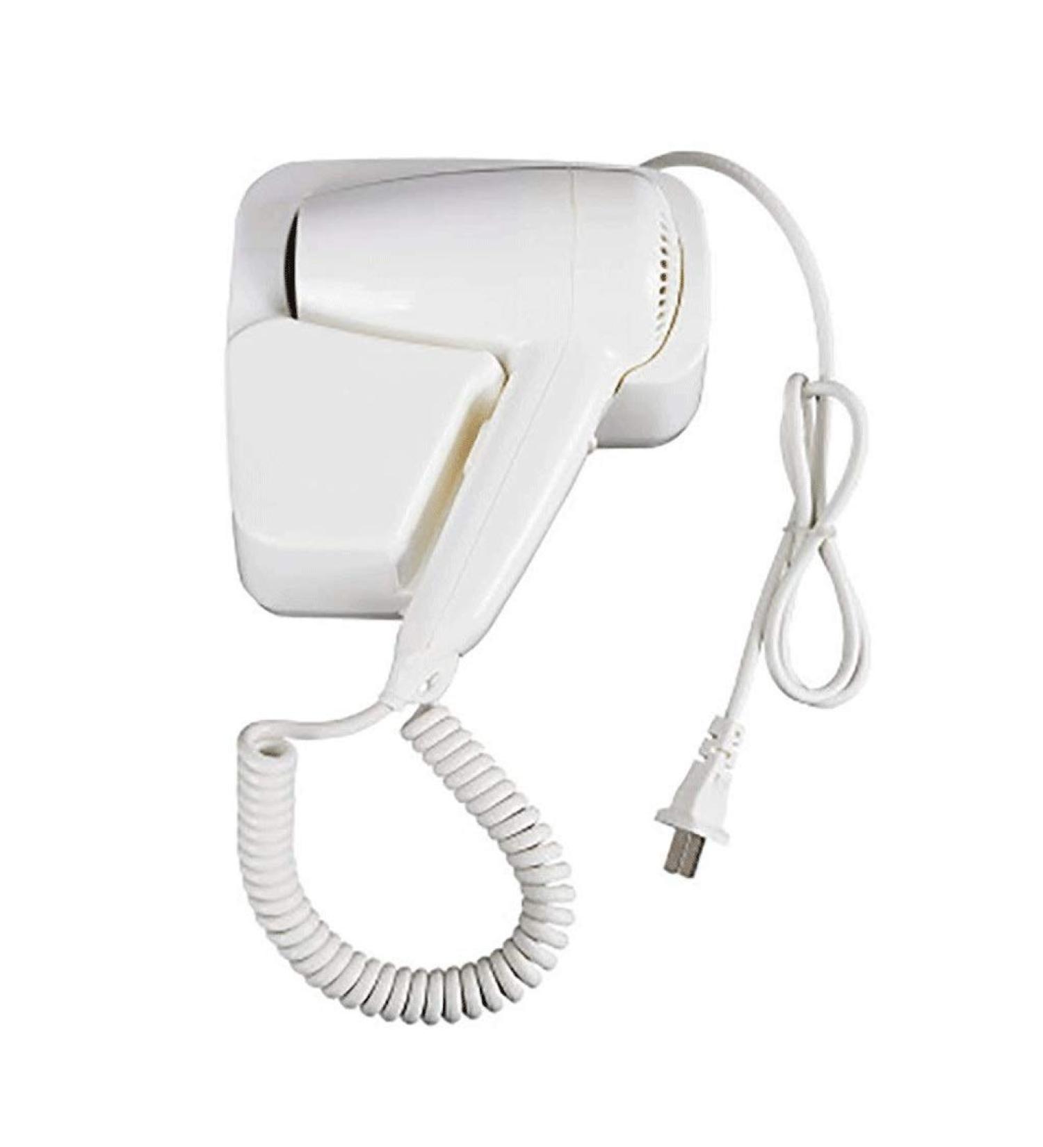 ADITAM Hotel Wall-Mounted Hair Dryer 1600 Watt Compact Hair Dryer Hotel-Specific Home Bathroom Wall-Mounted Hair Dryer Double The Comfort - Buy Online on GoSupps.com