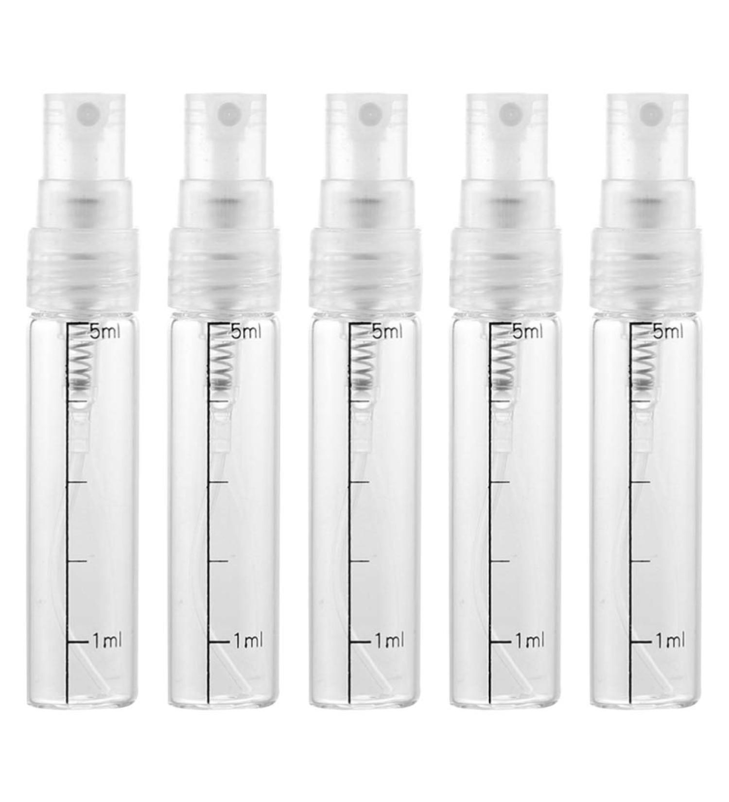 Beaupretty 10pcs 5ml Mini Transparent Spray Bottles - Empty Perfume & Mouthwash Atomizers for Travel & Cleaning - Buy Online on GoSupps.com