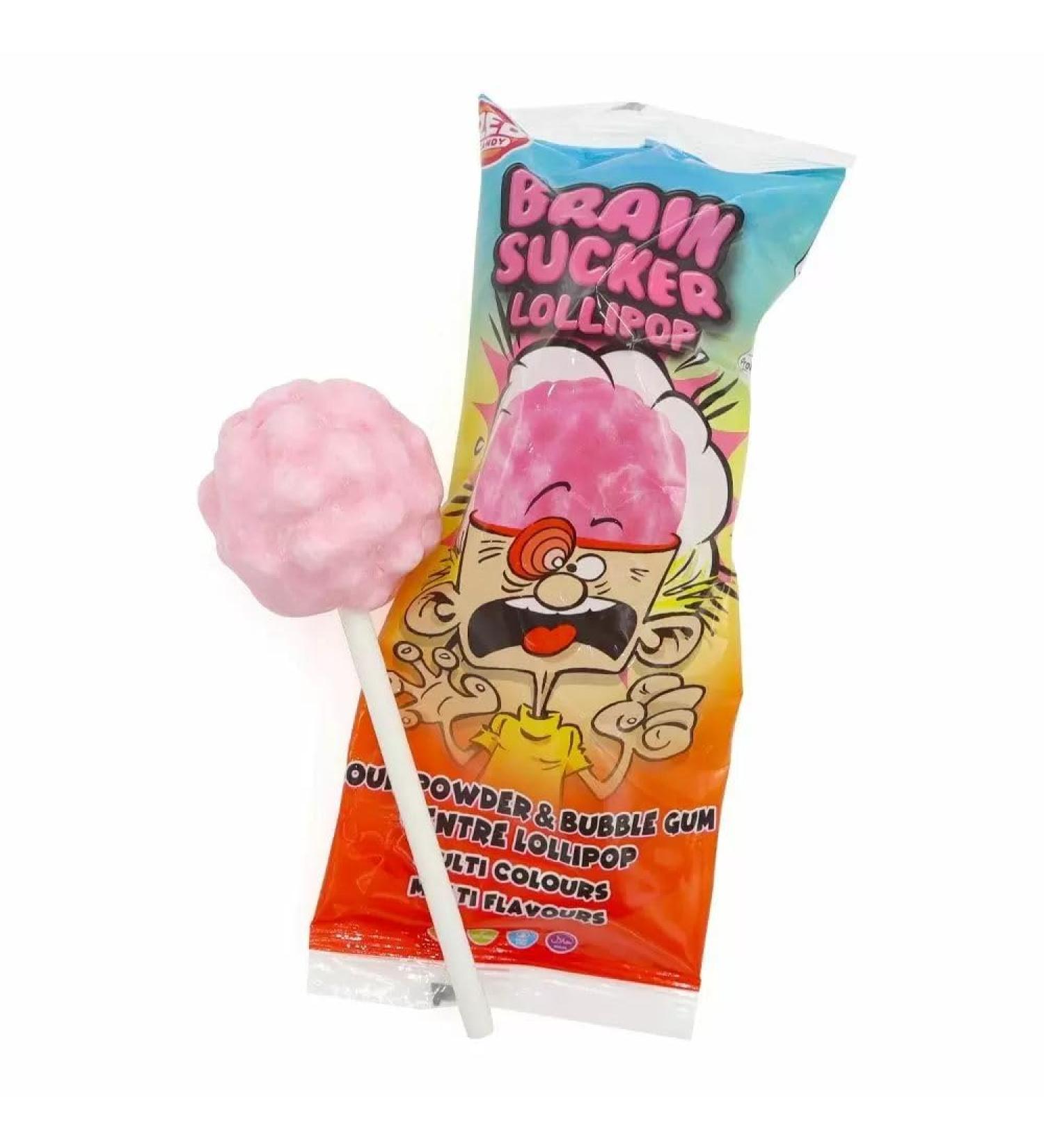 Brain Sucker Lollipop - 12 Lollipop Sweets