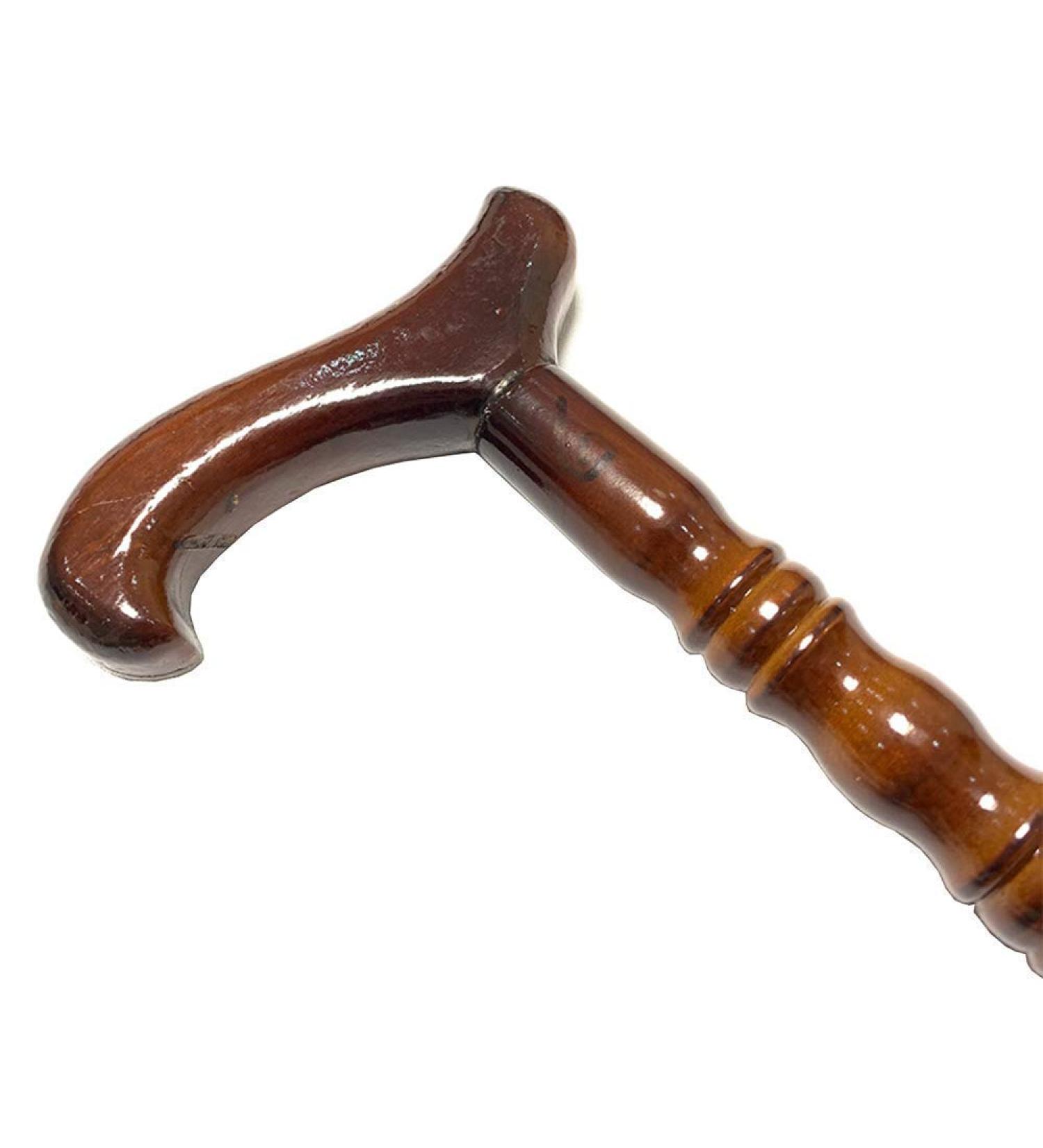 Elderly Canes Crutches Classic Solid Wooden Lightweight and Durable Seniors Walking Sticks Crutches powerfully Prosperous - Buy Online on GoSupps.com
