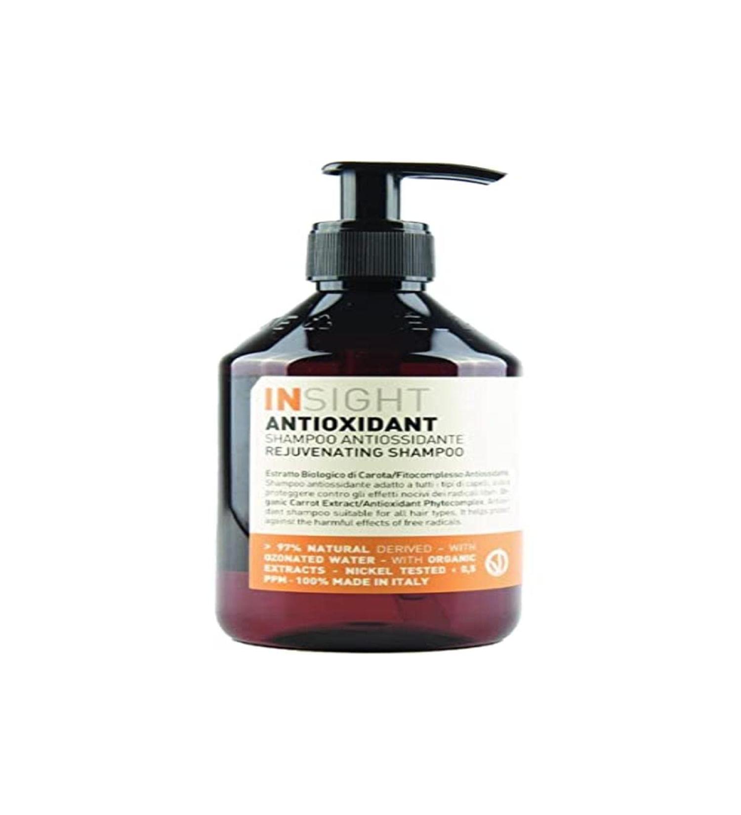 INSIGHT Clean Beauty Moisturizing Antioxidant Rejuvenating & Hydrating Shampoo Vegan 13.5 fl oz