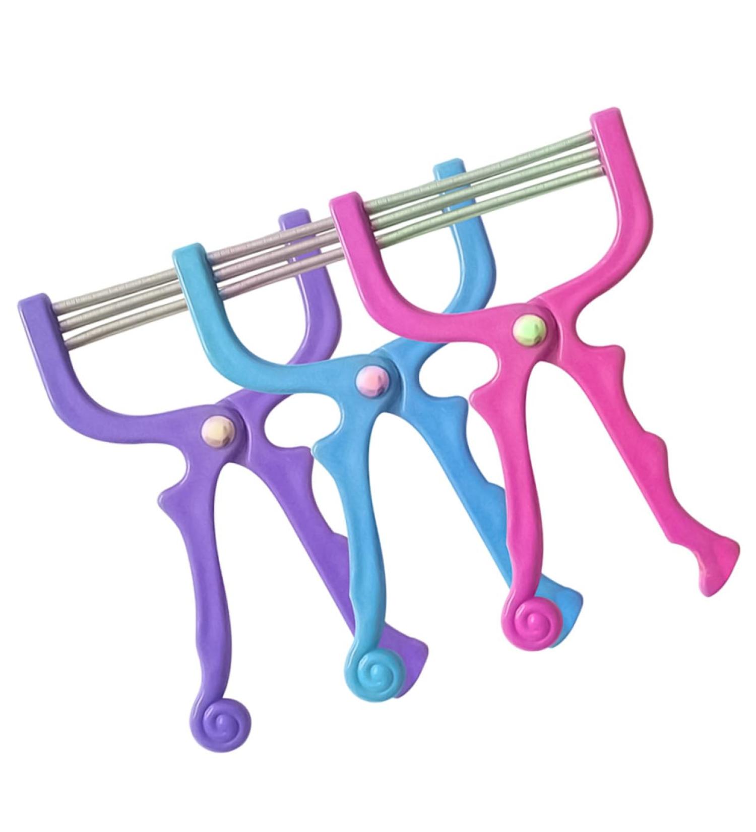 ERINGOGO Lot de 3 pilateurs Faciaux Ressort Indolores Portable pour Femmes et Hommes Outil D' pilation Visage Usage Quotidien Visage sans Produits Chimiques Couleur - Buy Online on GoSupps.com