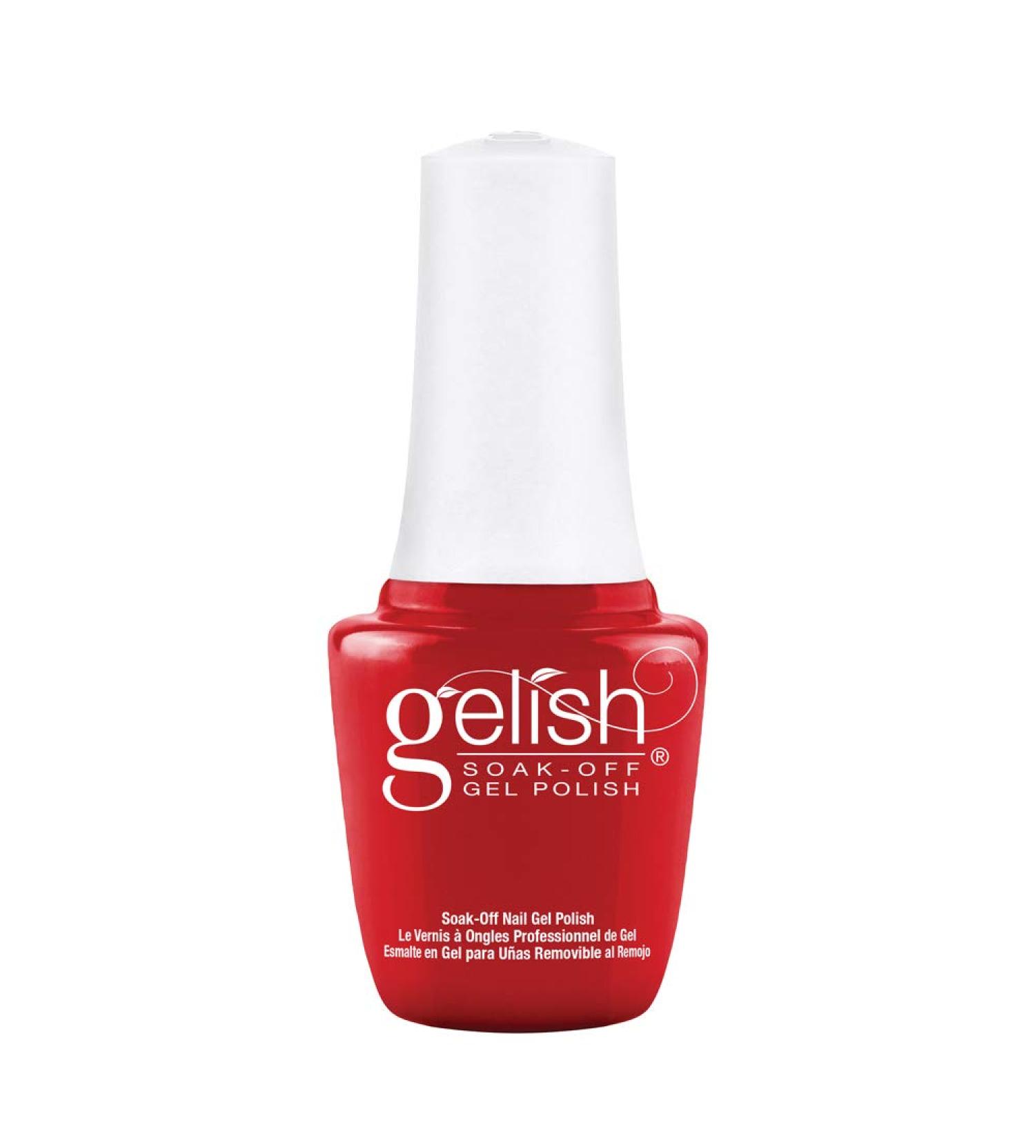 Gelish Mini Scandalous Red Gel Nail Polish 0.3 fl oz - Long-Lasting Soak-Off Gel Polish - Buy Online on GoSupps.com