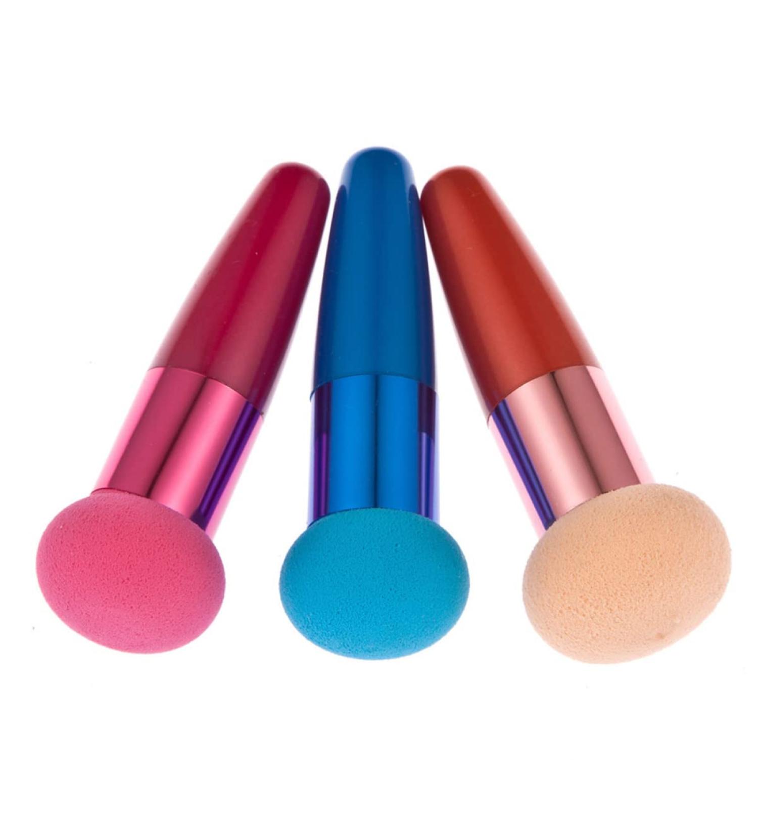 POPETPOP 3pc Powder Foundation Brush Suit Eye Makeup Foundation Sponge with Makeup Brush Mushroom Facial Foundation Sponges Concealer Sponge Makeup Sponge Travel Makeup Powder Non Latex medium As Shown - Buy Online on GoSupps.com