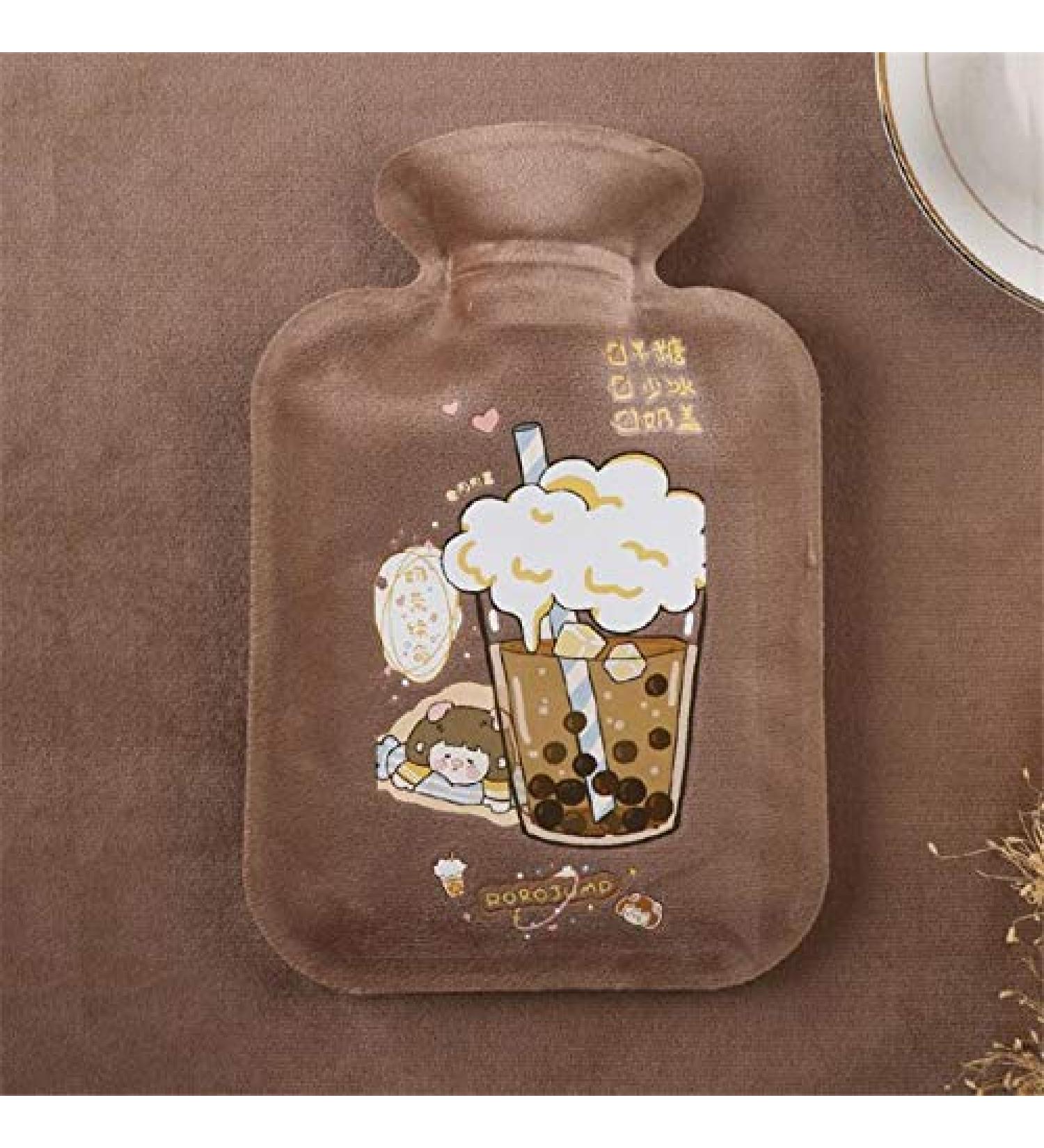 Samnuerly Mini Portable Plush Heat Bottle - Washable Hot Water Bottle & Hand Warmer (Color E) - Buy Online on GoSupps.com