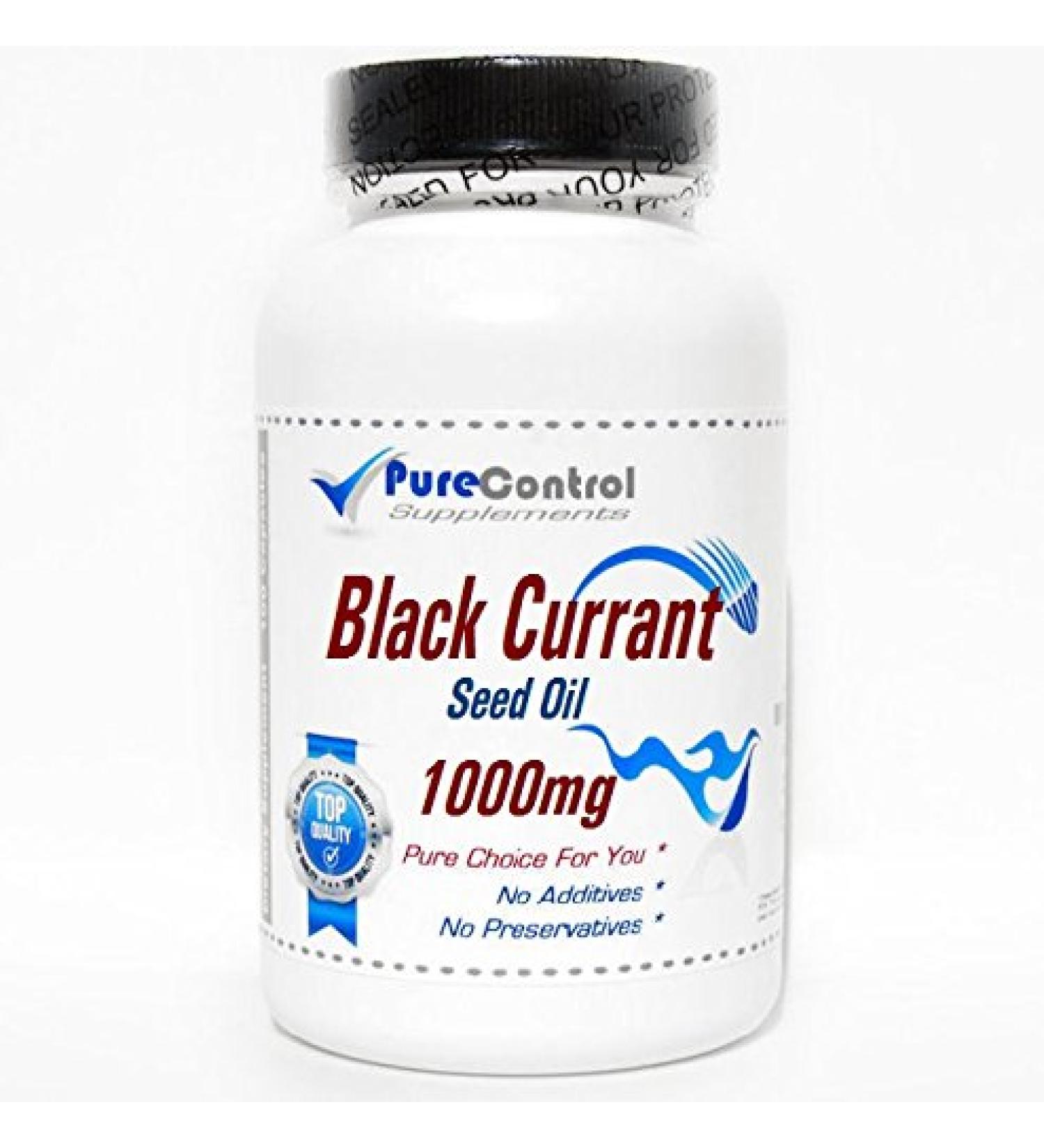 Black Currant Seed Oil 1000mg // 90 Capsules // Pure // by PureControl Supplements