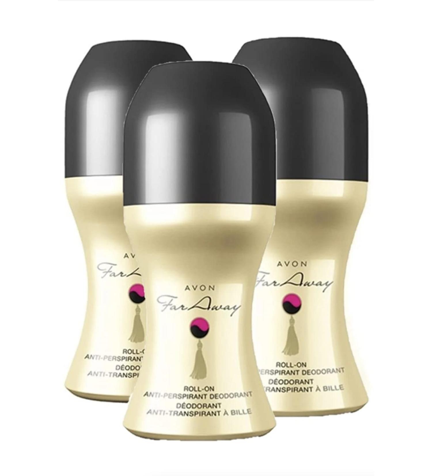 Avon Far Away Deodorant 1.7 Fl.Oz - Pack of 3 | Long-lasting Fragrance | Fresh Scent - Buy Online on GoSupps.com