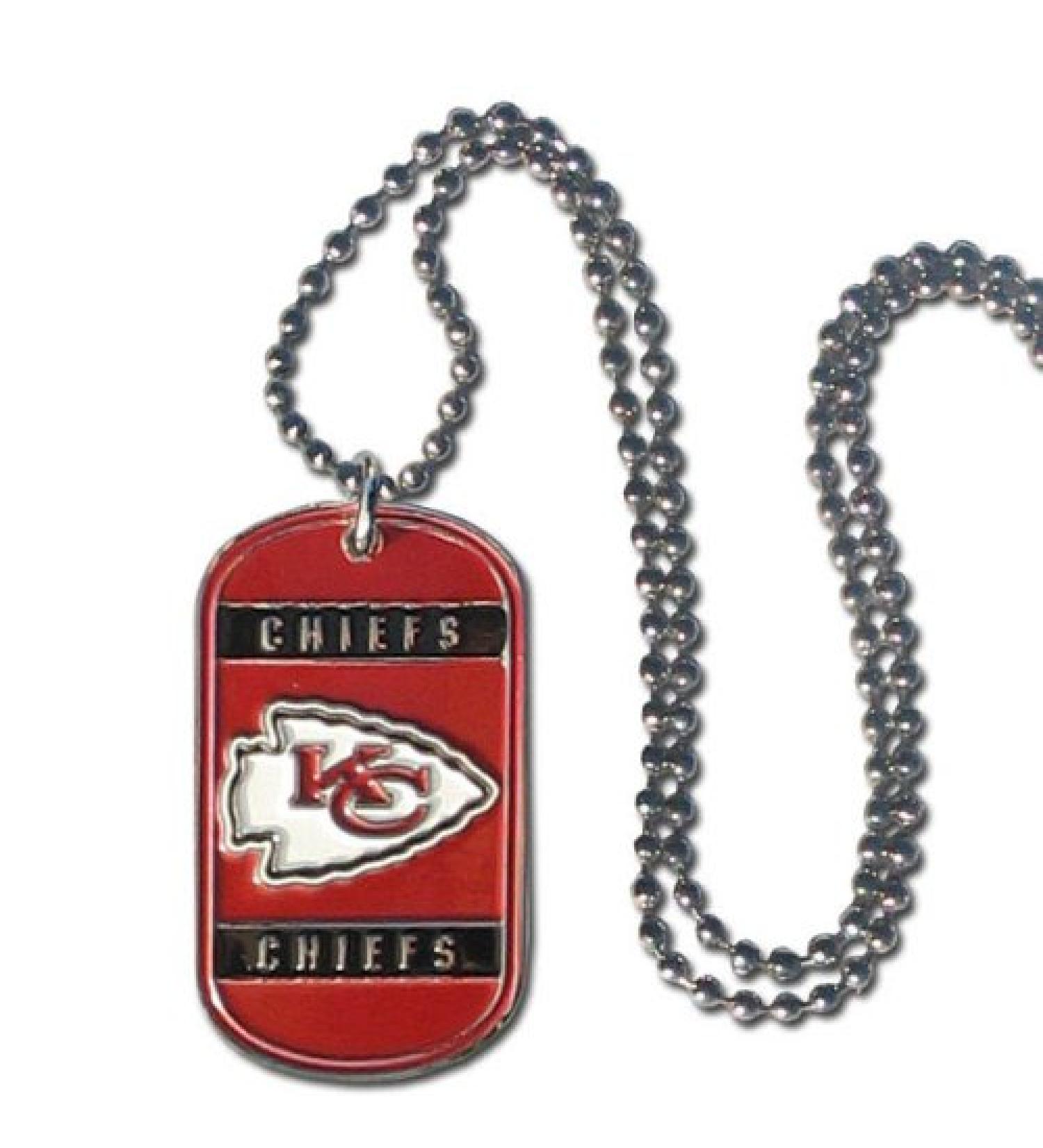 Siskiyou Sports NFL Dog Tag Necklace Kansas City Chiefs