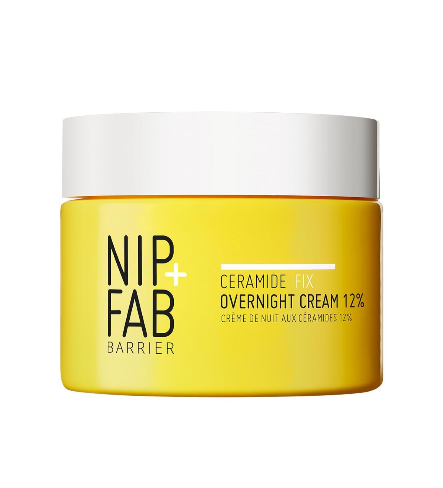 Nip+Fab Ceramide Fix Overnight Cream 12% 50ml with Azelaic Acid and Biolin for Firm, Youthful Skin - Buy Online on GoSupps.com