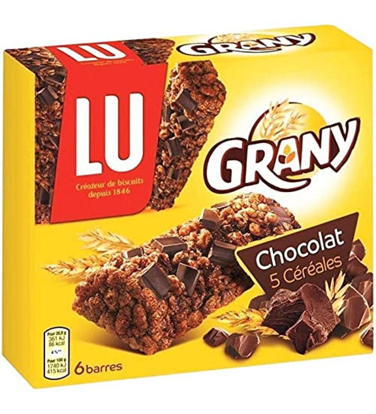 Lu Grany Chocolate 5 Cereals (pack of 3)