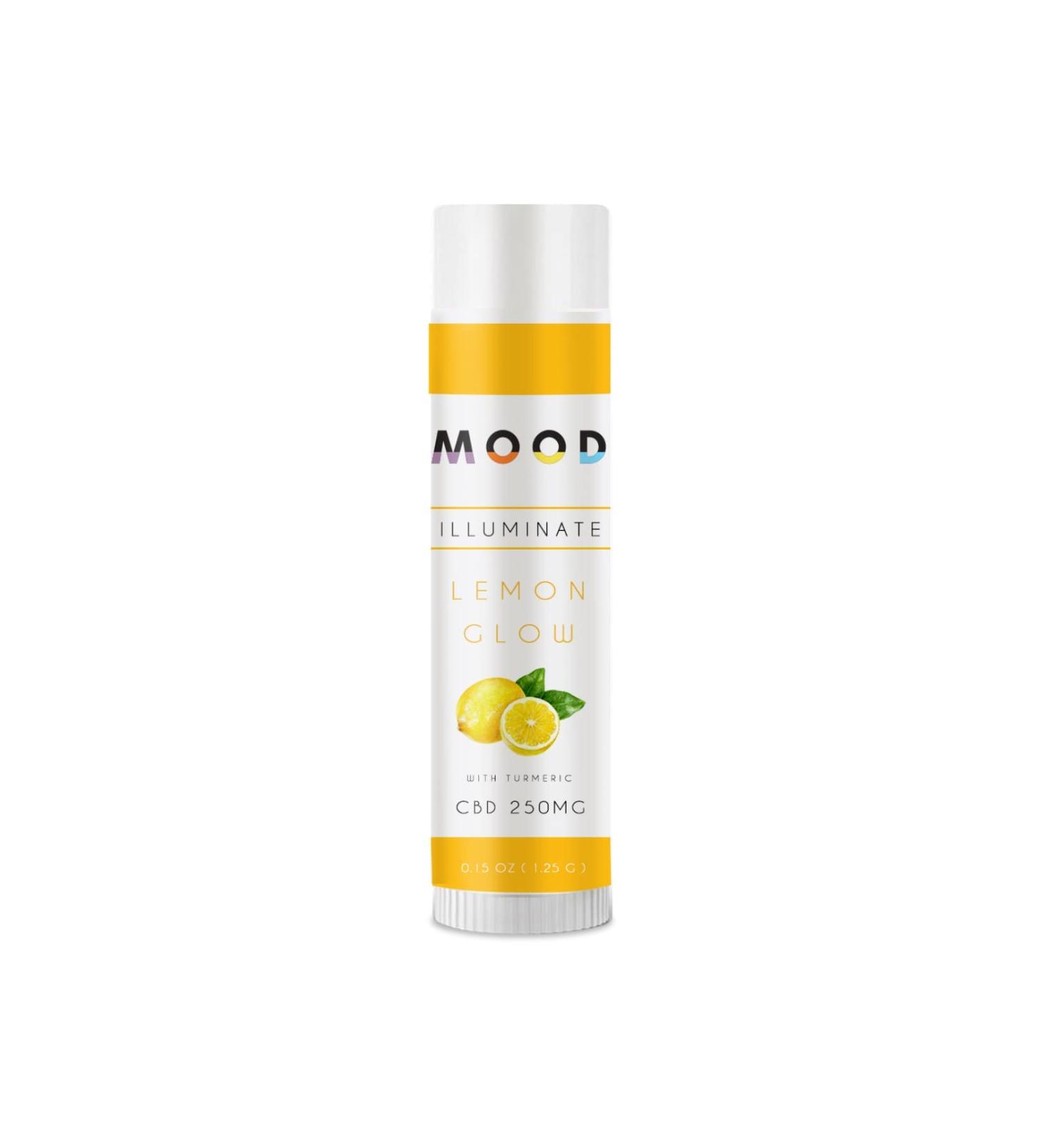 MOOD Brightening Lip Balm SPF 30 with Manuka Honey | 20% Cocoa + Shea Butter | Protects and Heals Sunburn (Lemon Turmeric) - Buy Online on GoSupps.com