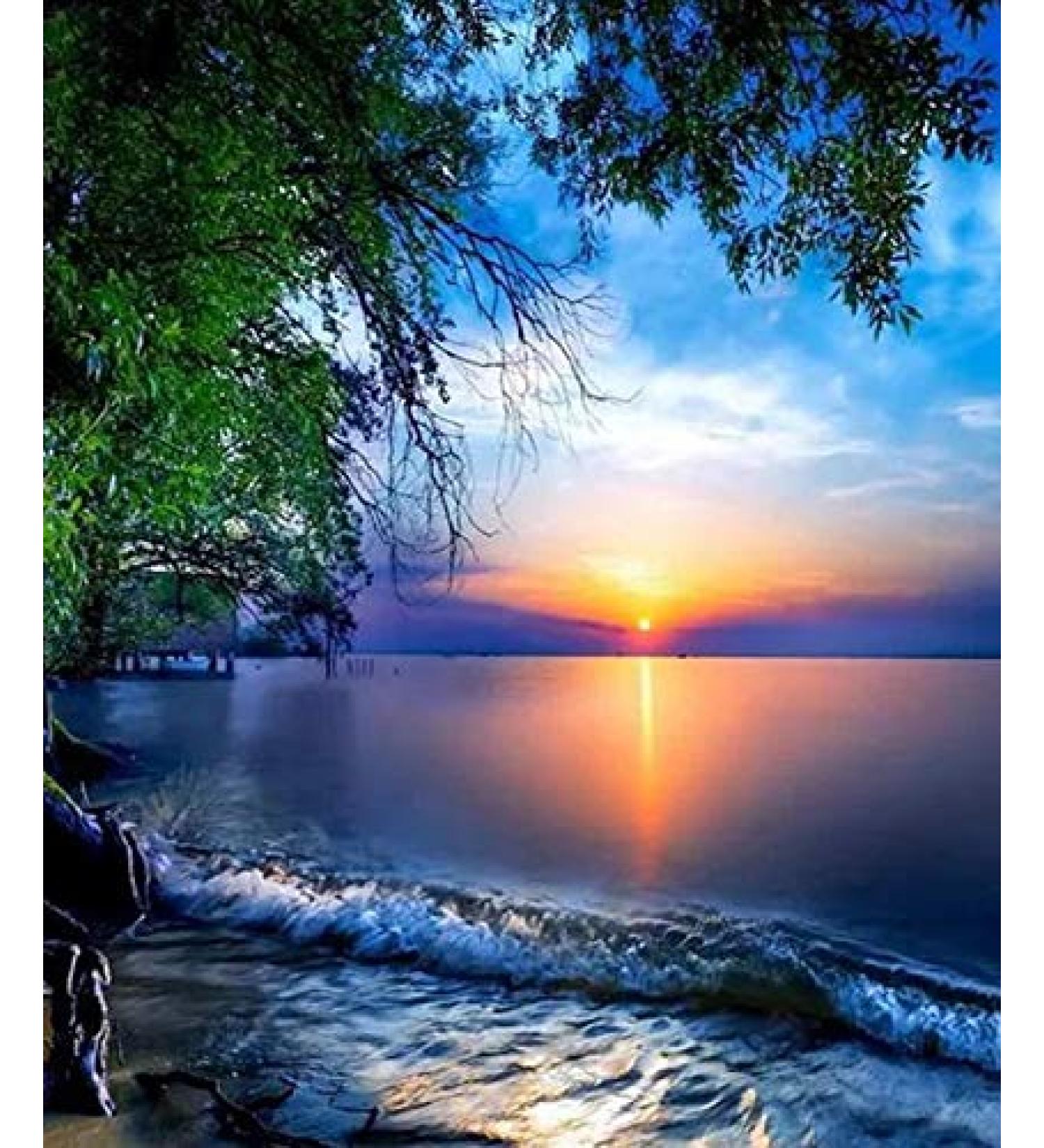 LVIITIS Beach Diamond Painting Kit for Adults - Full Drill Diamond Arts Dotz - 14x18 inch - Home Wall Decor - Buy Online on GoSupps.com