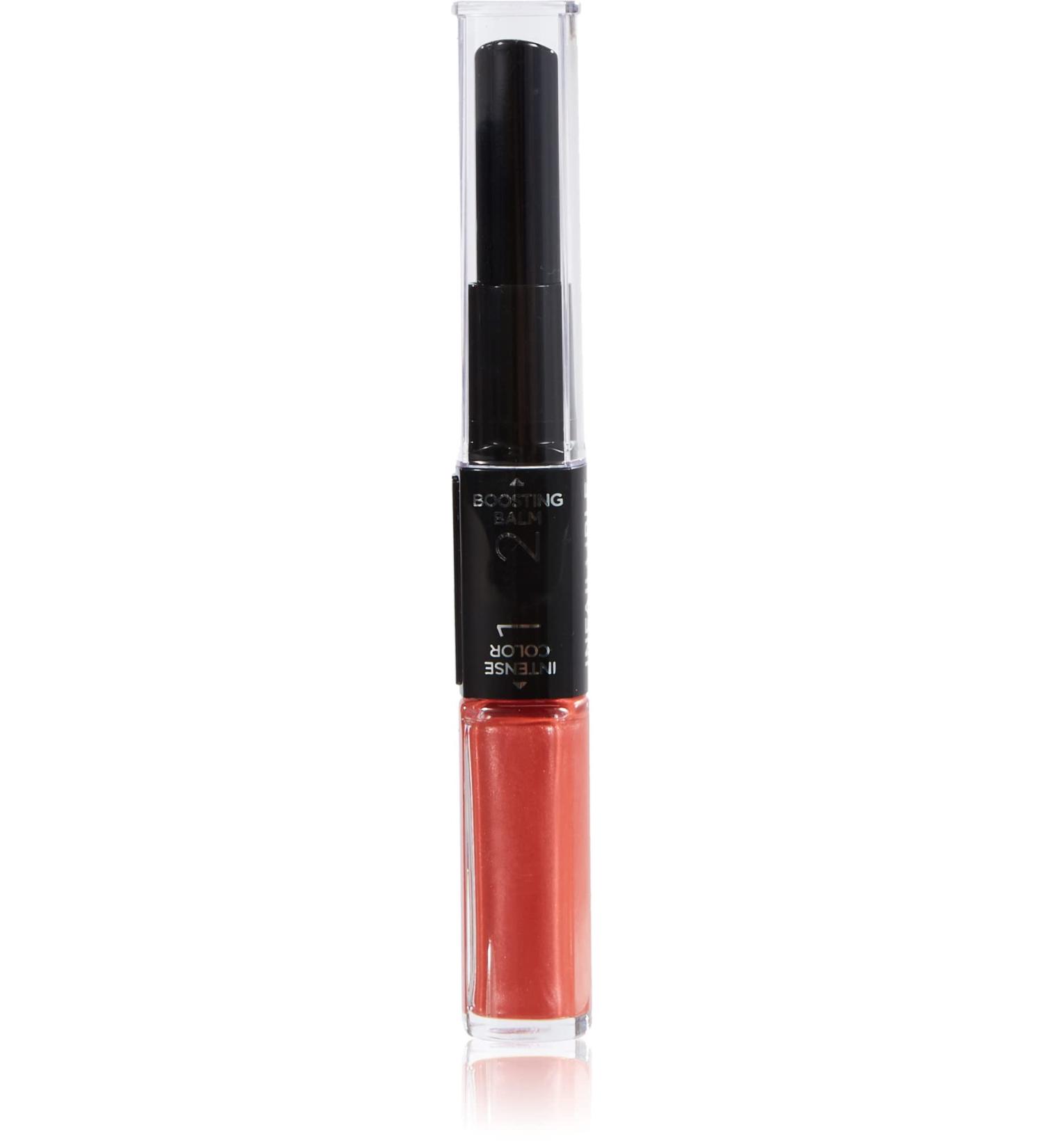 L'Oreal Paris Infallible 24HR 2 Step Lipstick - 404 Corail Constsant - Long-Lasting Color - Pack of 1 - Buy Online on GoSupps.com
