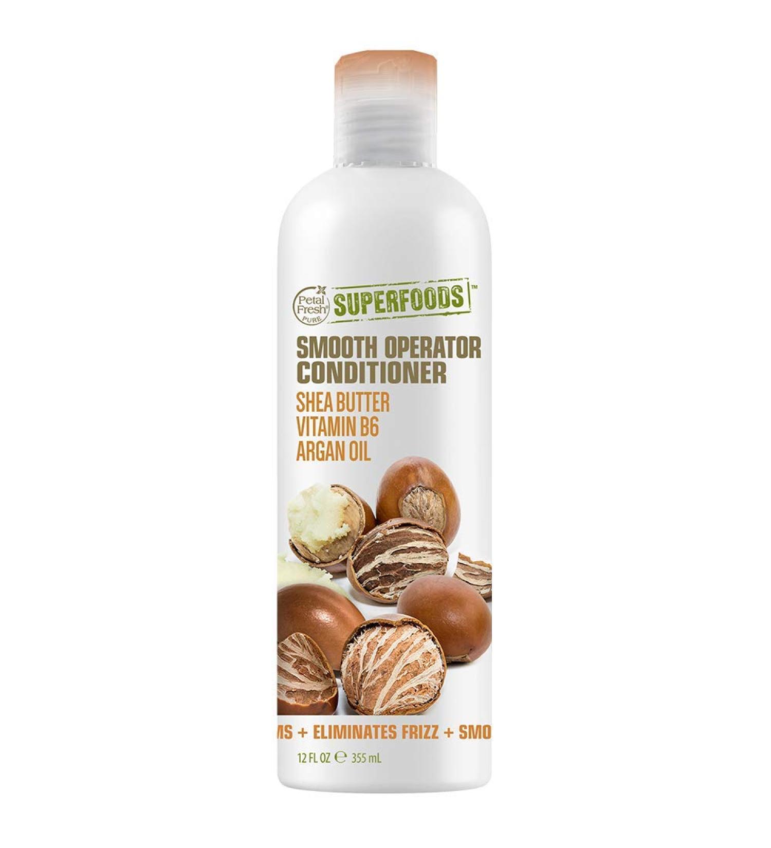 Petal Fresh SuperFoods Smooth Operator Conditioner Shea Butter Vitamin B6 Argan Oil 12 fl oz (355 ml)