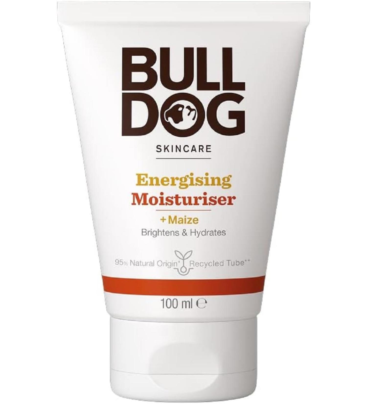 BULLDOG SKINCARE - Energising Moisuriser For Men Brightens and Hydrate 100 ml - Buy Online on GoSupps.com