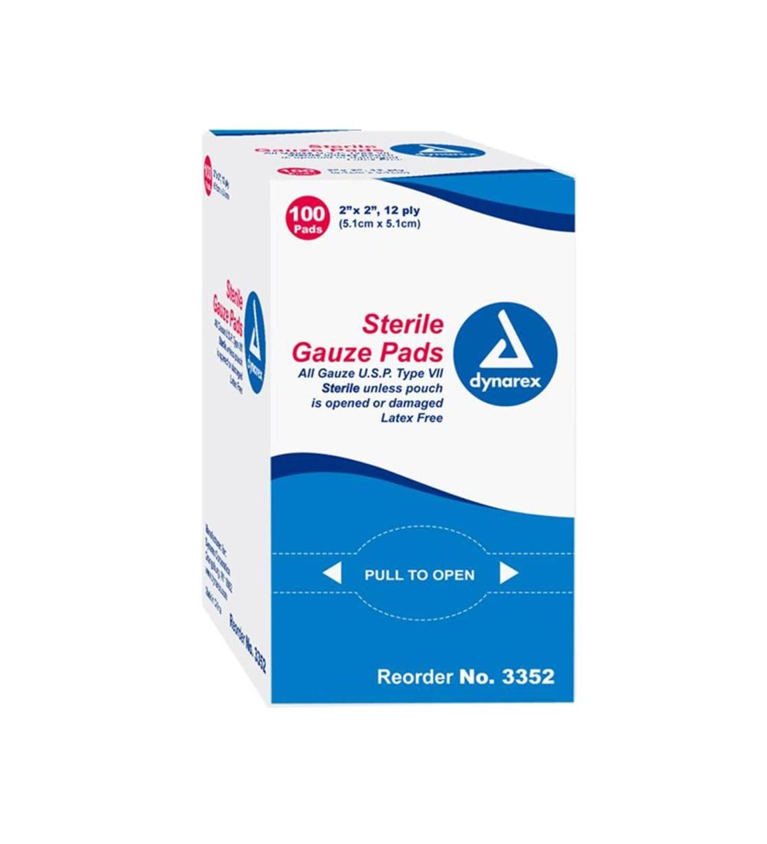 GAUZE PADS ST 2X2 12PLY | High-Quality Medical Dressings | International Shipping Available - Buy Online on GoSupps.com