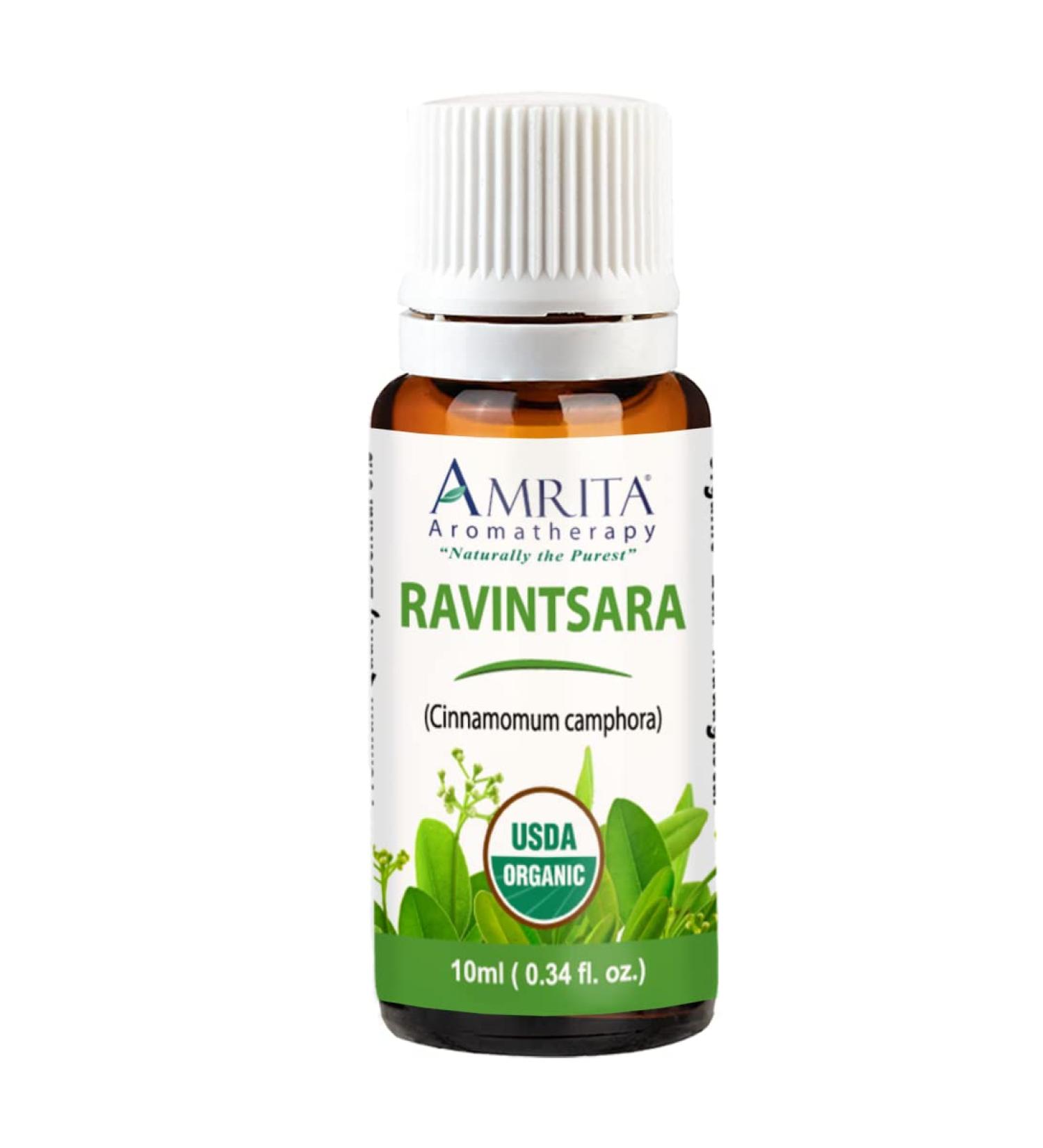 100% Pure Ravintsara Essential Oil - USDA Organic Cinnamomum Camphora | Premium Aromatherapy - 10ml - Buy Online on GoSupps.com