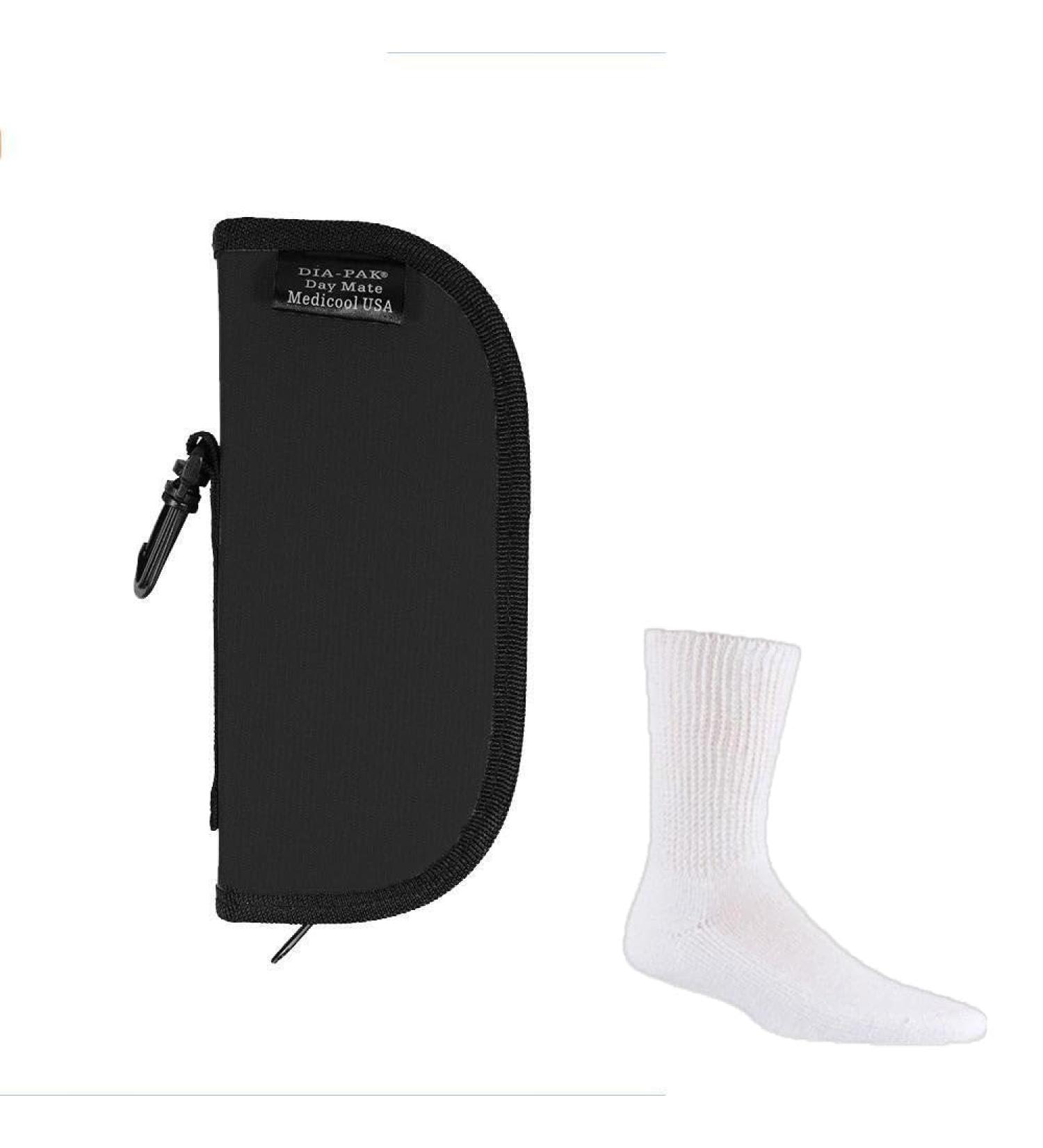Medicool Dia-Pak Daymate Black Insulin Carrying Case and Diasox | DPDAYM/BK-DIASOX-SM Small