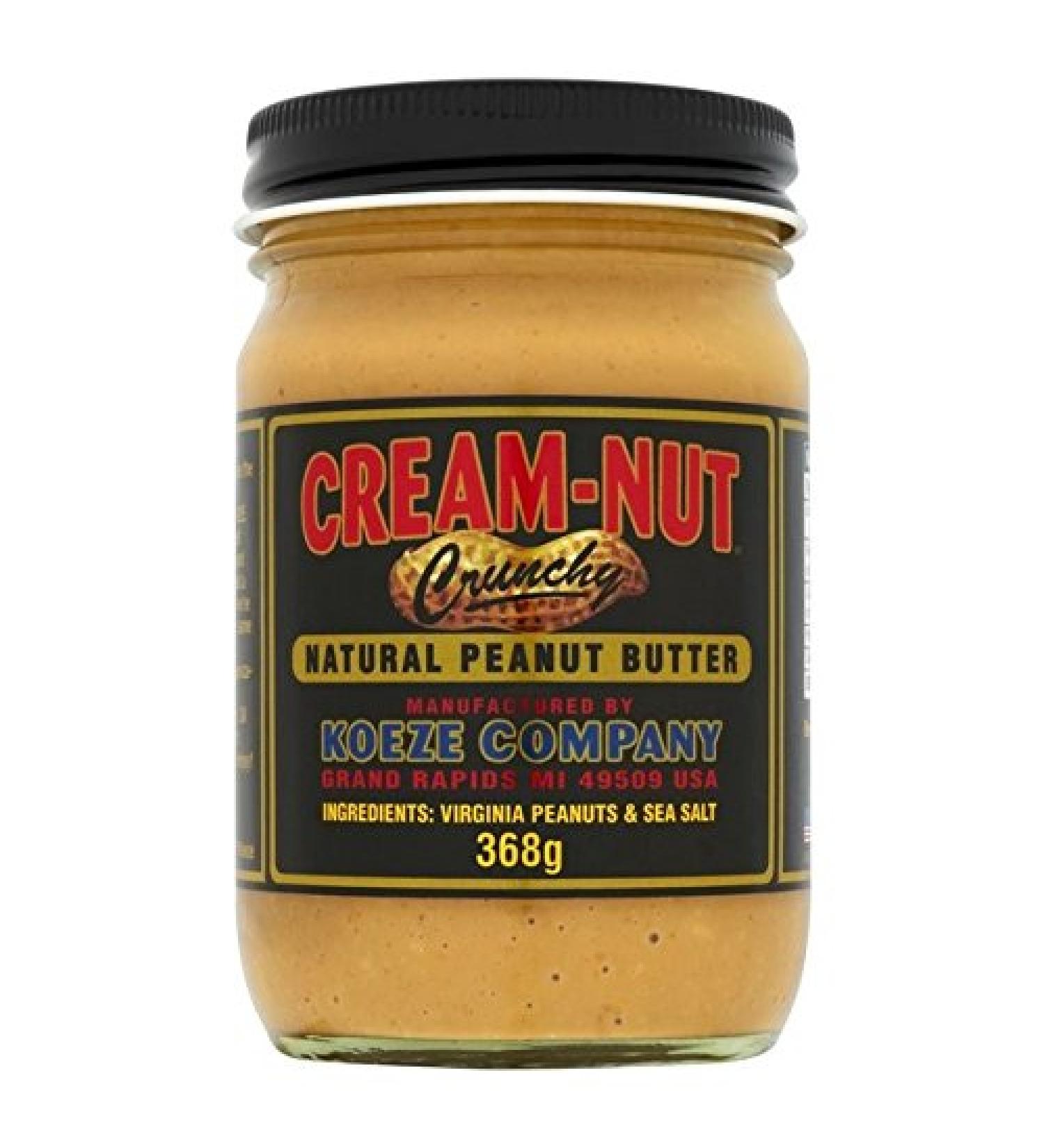 Koeze Koeze Nut Cream Smooth Peanut Butter 368g (Pack of 4)