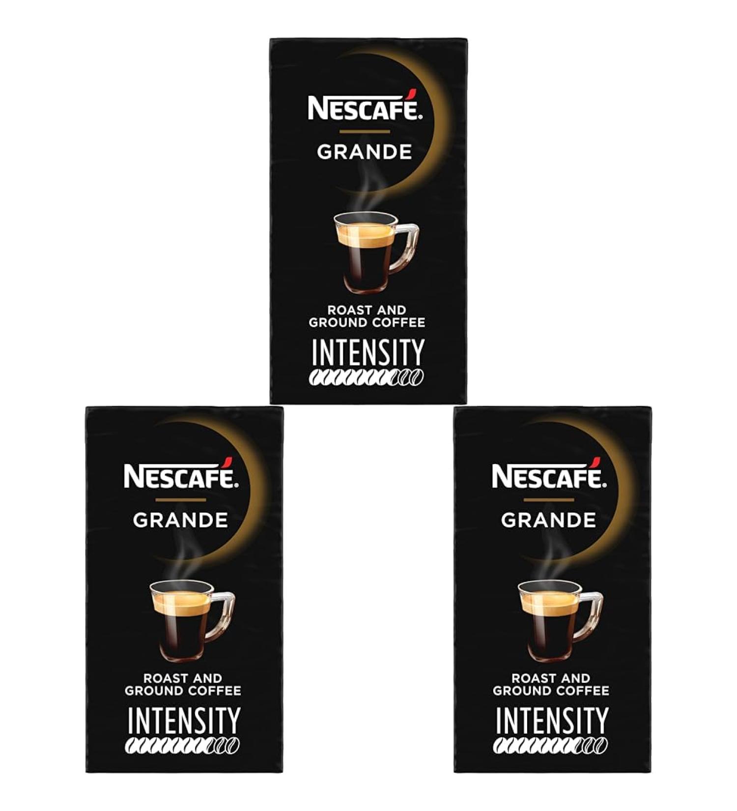 NESCAF Grande Roast and Ground Filter Coffee 500g | Round-Bodied Arabica and Robusta blend (Pack of 3) - Buy Online on GoSupps.com