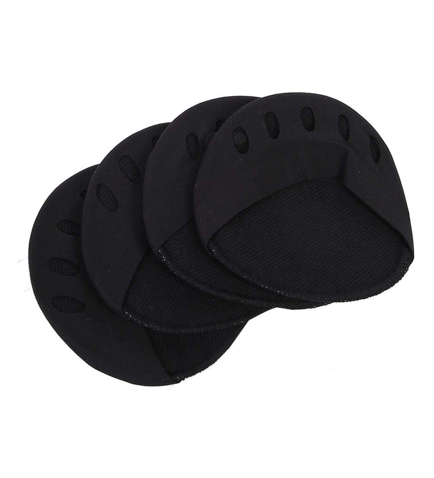 High-Quality Forefoot Shoe Insoles | Soft Elastic Inserts for High Heels & Casual Shoes - Black - Buy Online on GoSupps.com