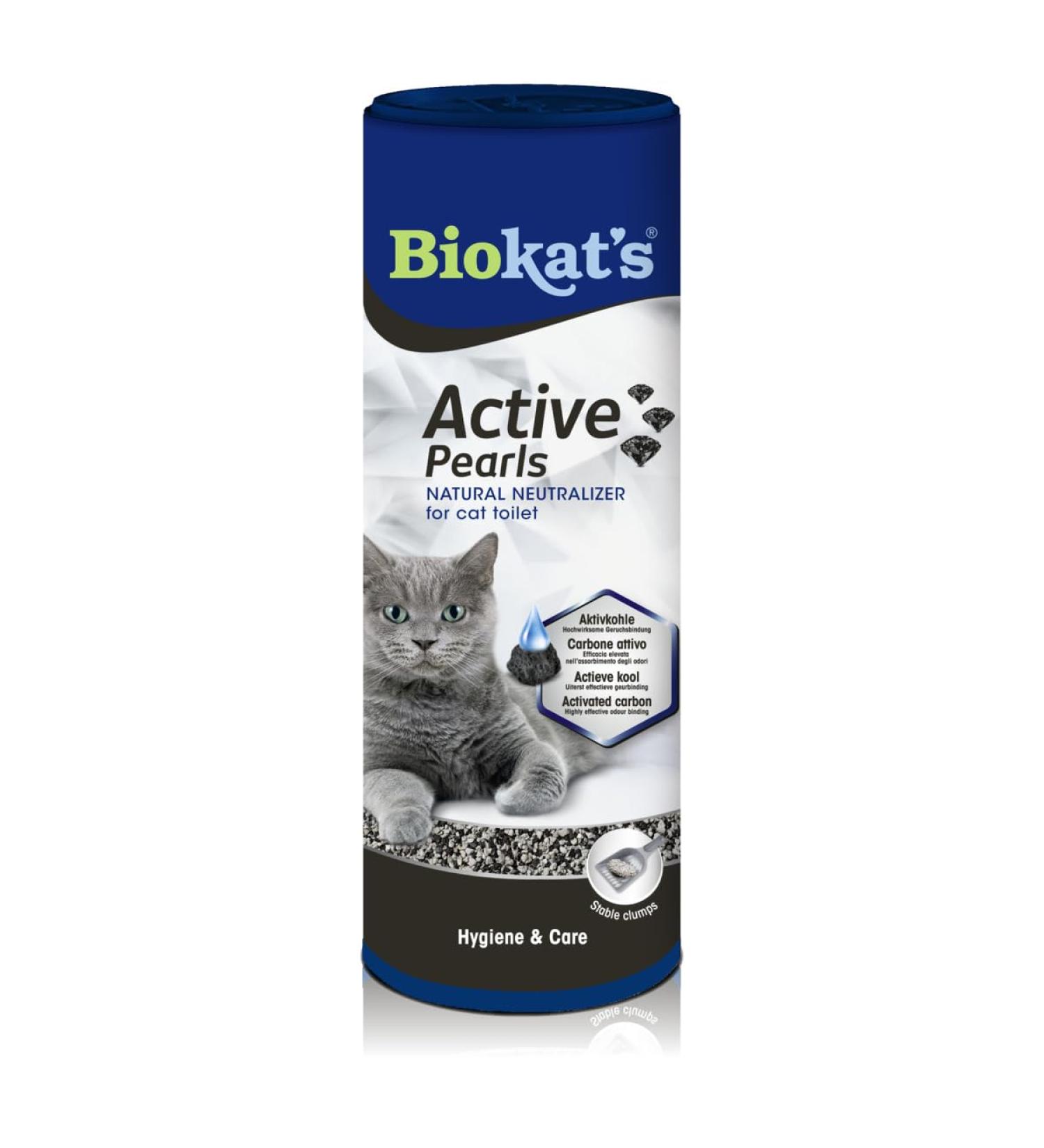 Biokat's Active Pearls | Odor Control Cat Litter Additive with Activated Carbon - 700ml Can (1 Pack) - Buy Online on GoSupps.com