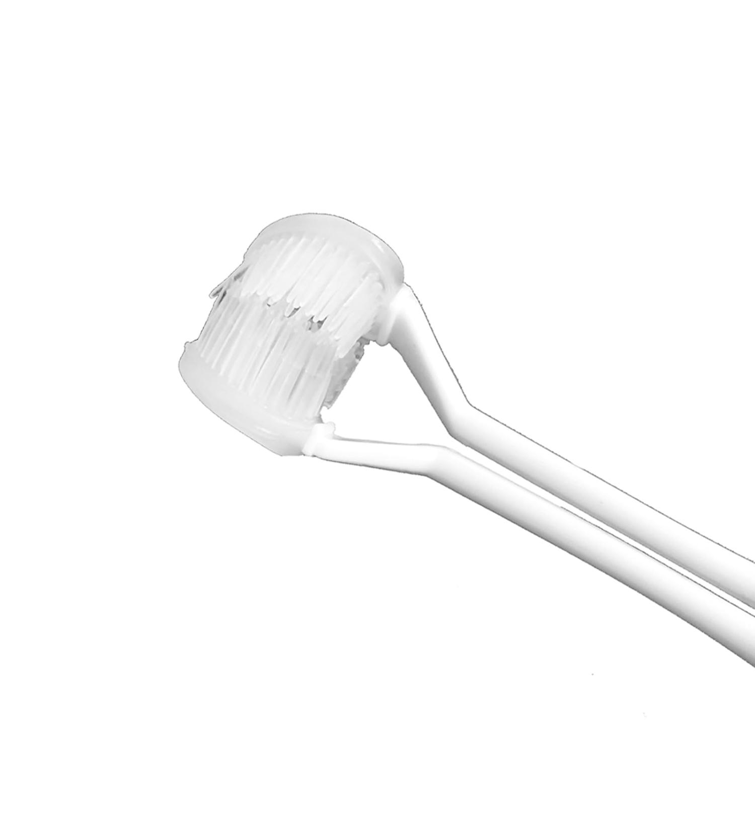 Layhou Three-Page Toothbrush Set for Autism | 4 Interchangeable Brush Heads | Soft Bristles | Sensory Gum Care for Kids (Red Green Blue) - International Shipping Available - Buy Online on GoSupps.com